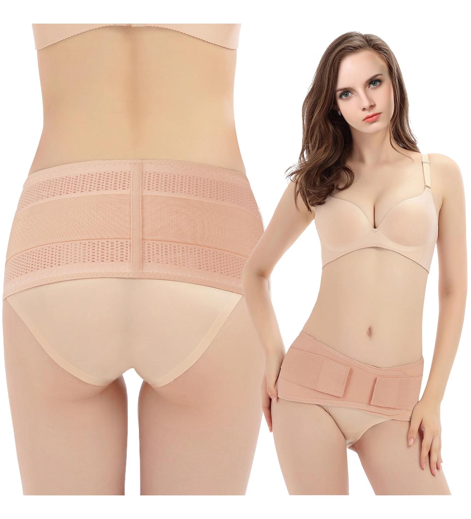Sacroiliac Belt for Women & Men | SI Joint Hip Support & Sciatica Relief | XL Apricot Pelvic & Trochanteric Belt - Buy Online on GoSupps.com