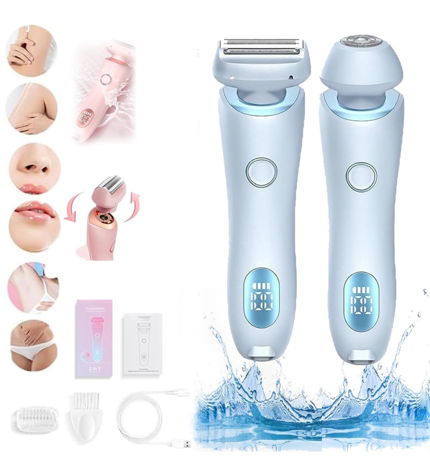 Silkbabe On The Go Lady Shaver Silkglide Pro Shaver Livora Silkglide Pro Electric Shaver for Women 2024 New Portable Ipx7 Waterproof Wet & Dry Electric Shaver (Blue) - Buy Online on GoSupps.com