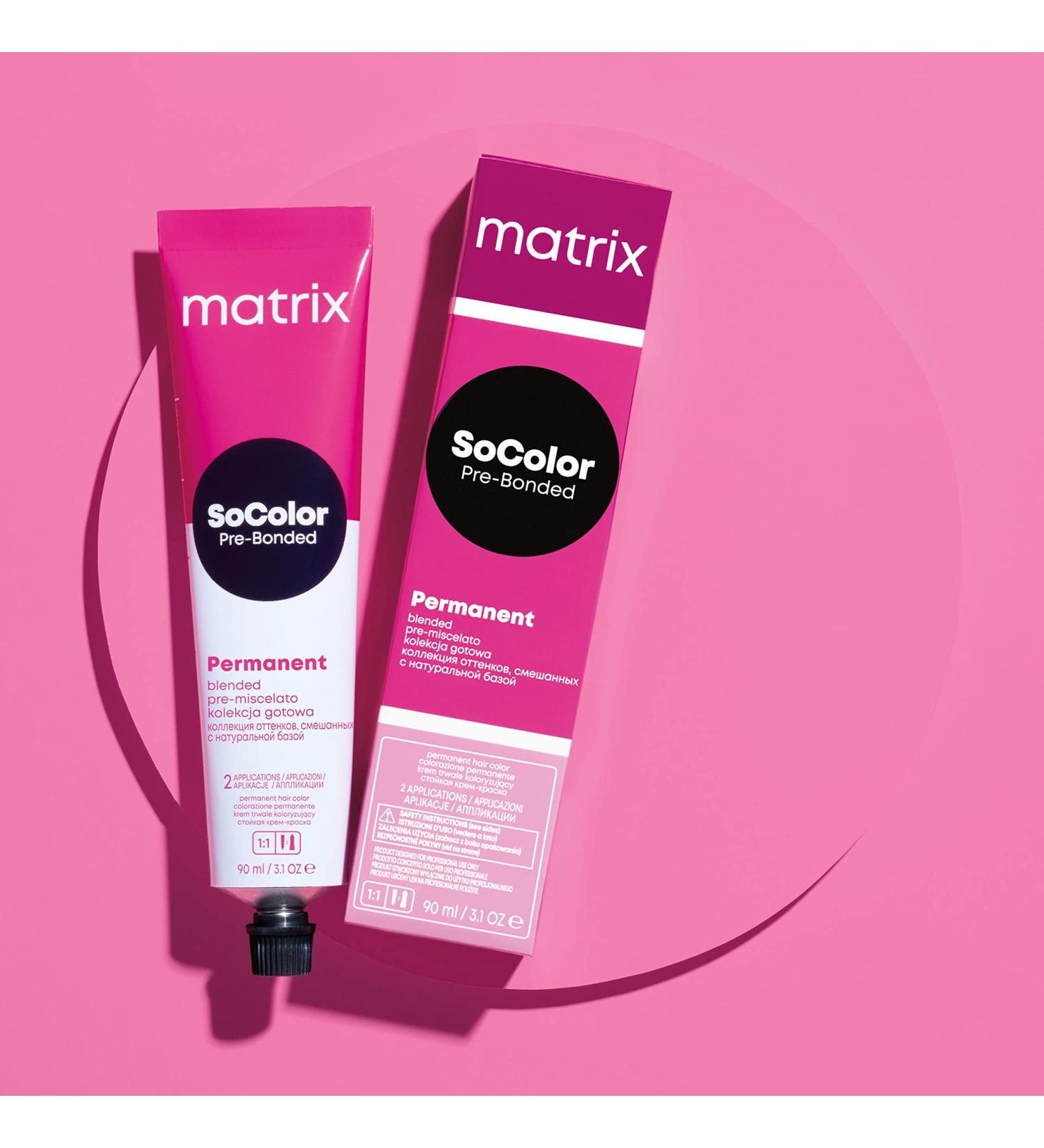 NEW MATRIX SOCOLOR PRE-BONDED PERMANENT COLOR 90ML - UL-V+
