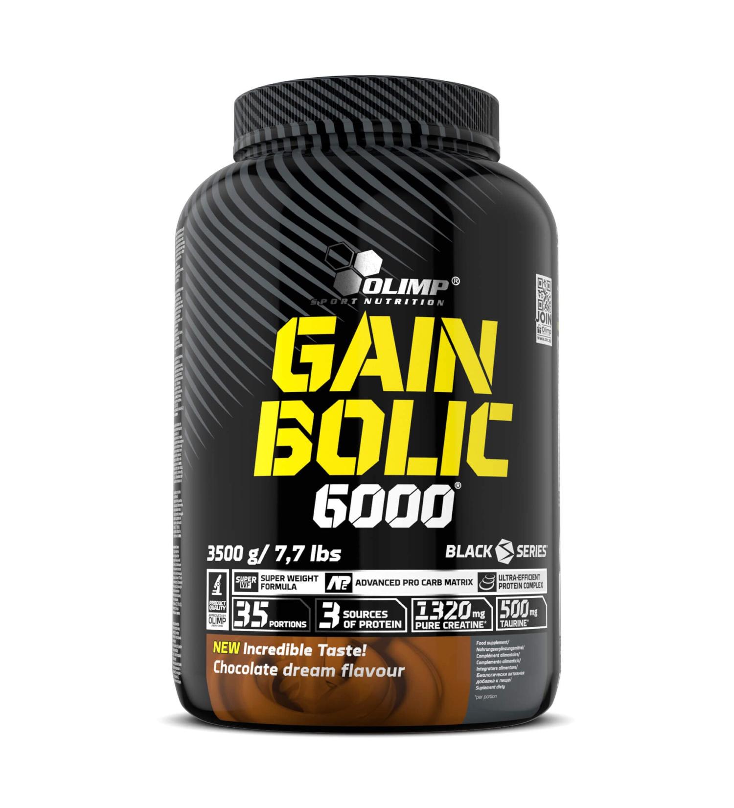 Olimp Gain Bolic 6000 (3500g) - Chocolate Protein Supplement for Weight Gain | Buy Internationally - Buy Online on GoSupps.com