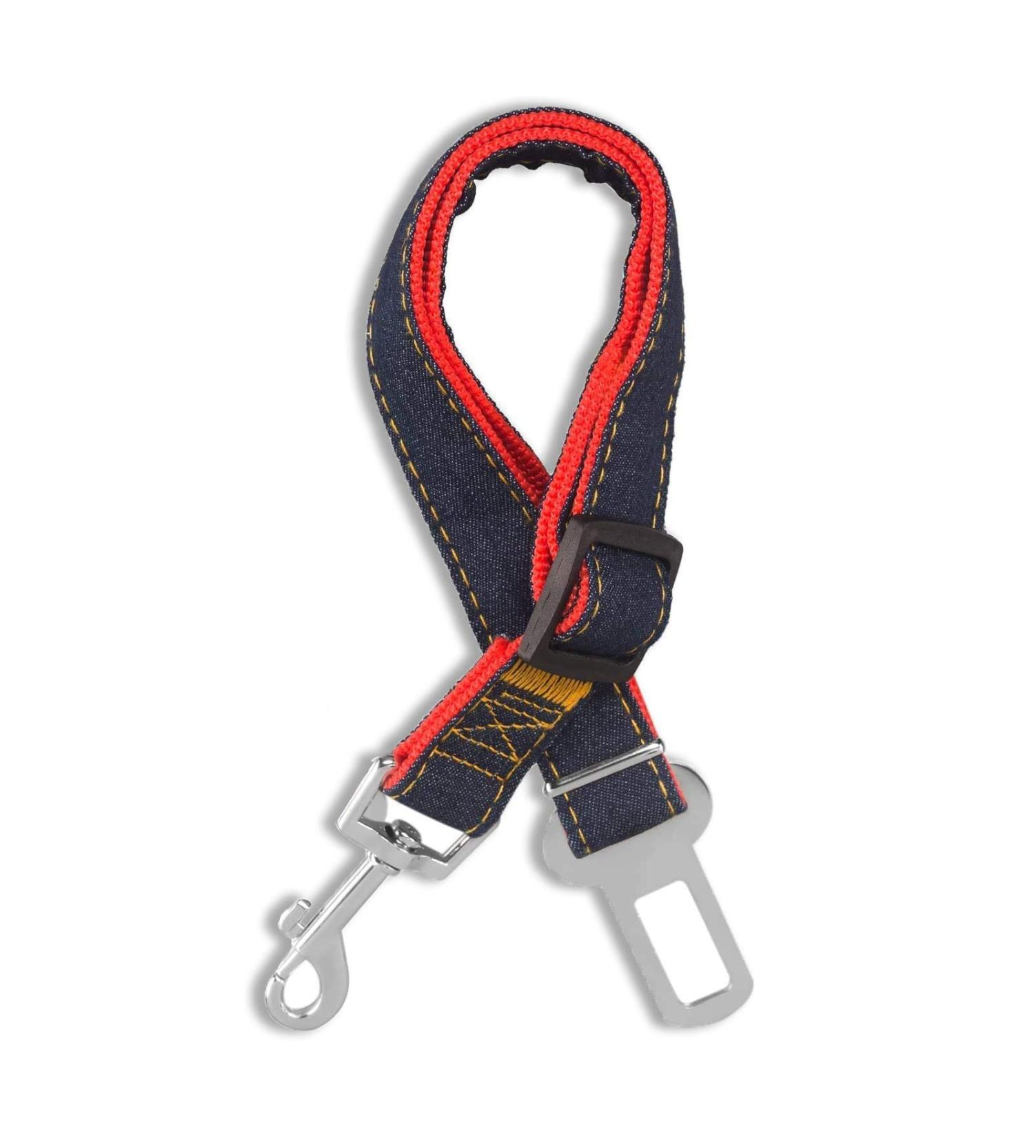 Adjustable Dog Safety Belt | Universal Car Safety Harness for All Breeds - Secure Your Pet on the Go! - Buy Online on GoSupps.com