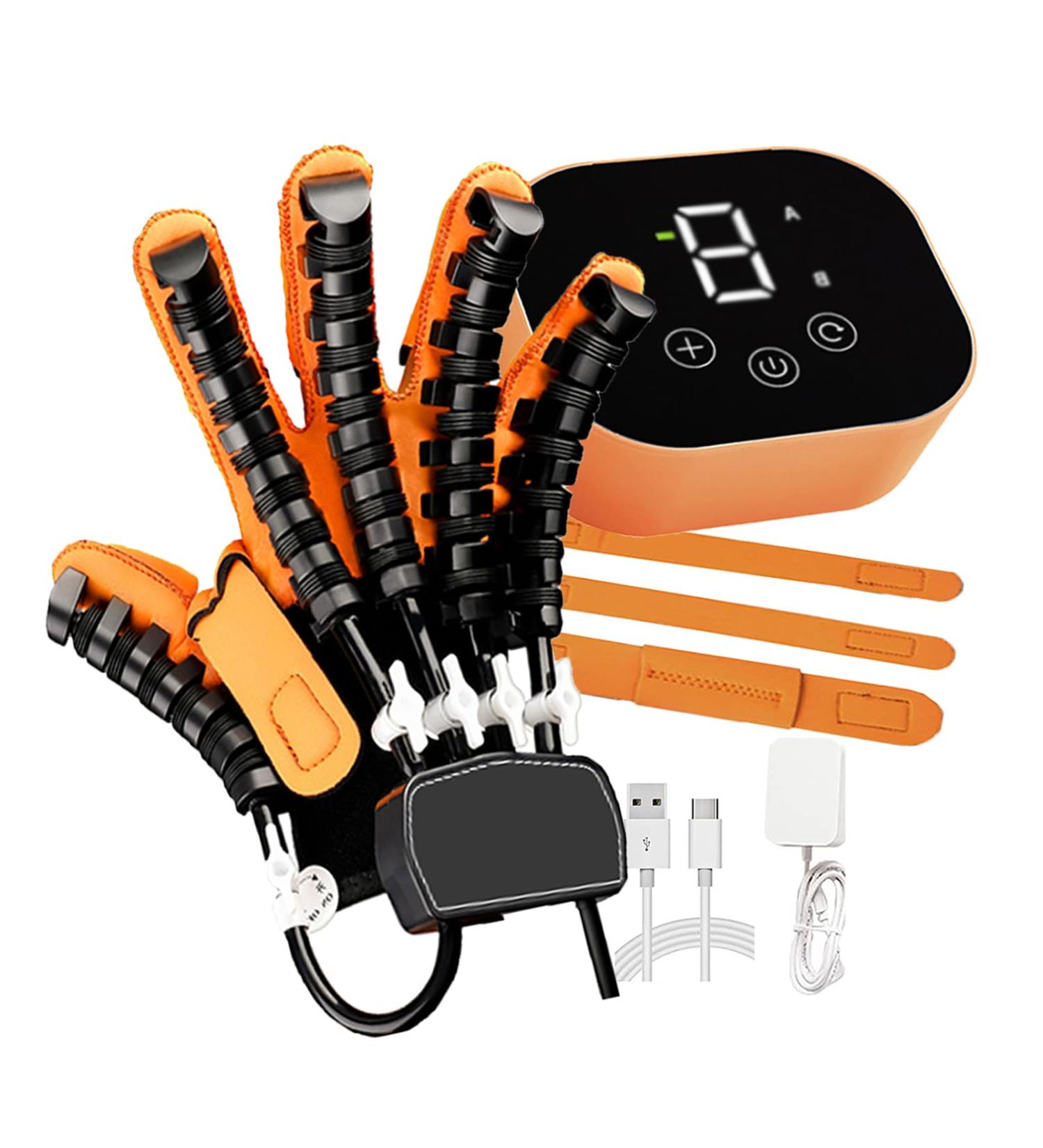 Rehabilitation Robot Gloves Mobility Finger Training Equipment Stroke Hand Therapy Equipment for Hemiplegia Patient Hand Injury Patient Aids Trainer right hand Small - Buy Online on GoSupps.com