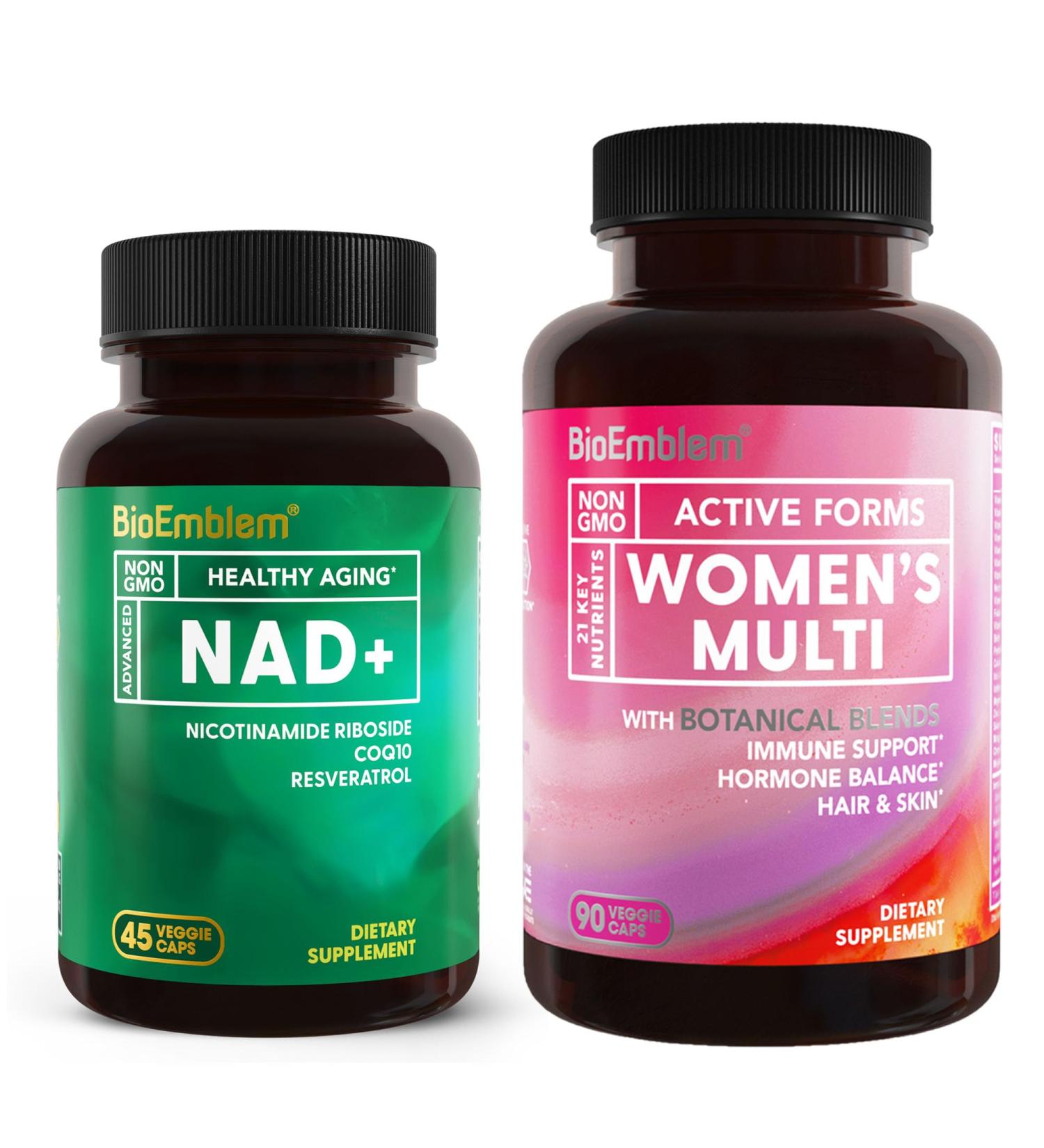 BioEmblem Women's Multivitamin and NAD+ Supplement - Buy Online on GoSupps.com