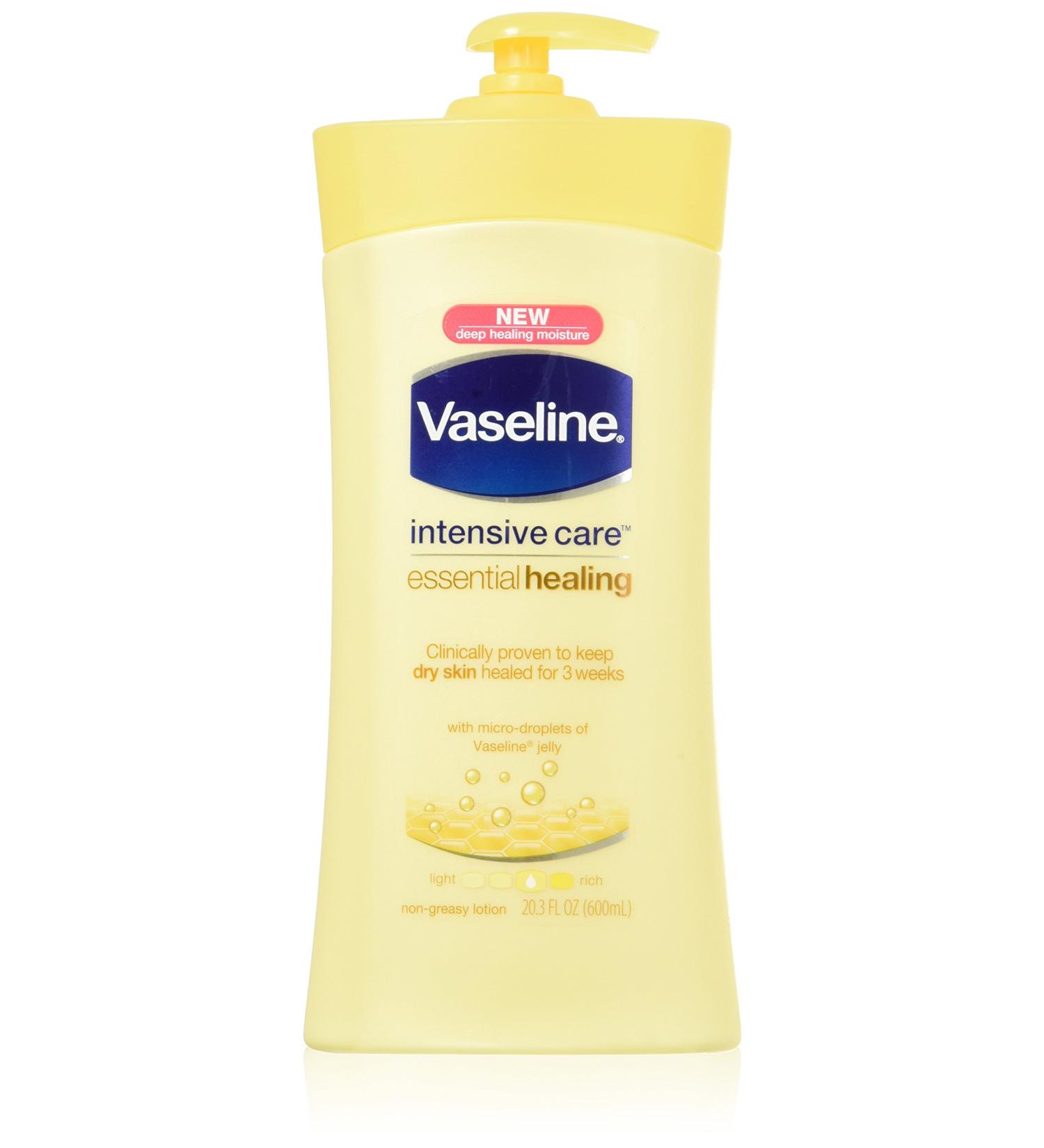 Vaseline Intensive Care Essential Healing Body Lotion 20.3 fl oz - Deep Moisture & Nourishment - Buy Online on GoSupps.com
