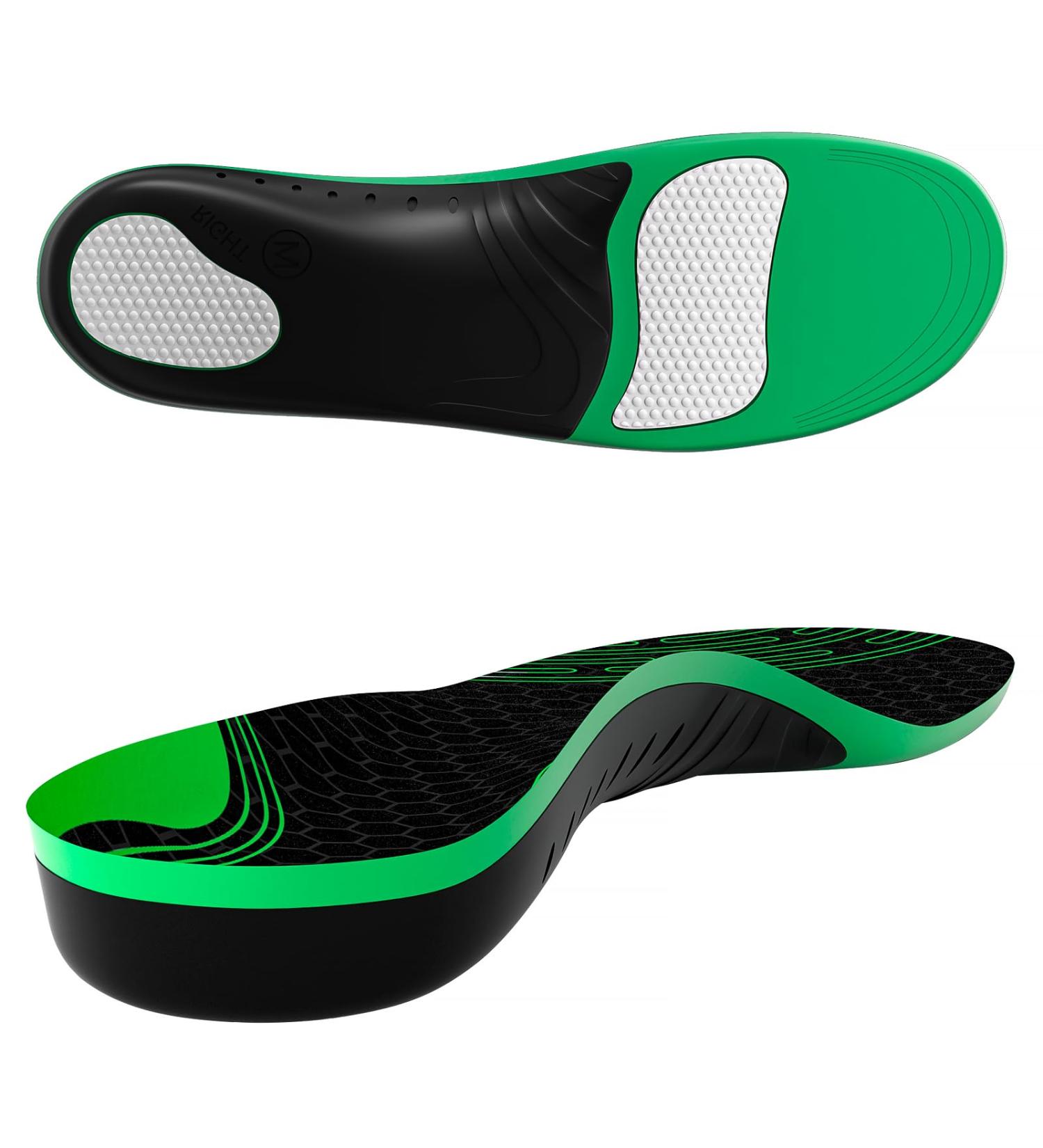 Plantar Fasciitis Insoles for Men & Women - High Arch Support Orthotic Insoles for Pain Relief - Heavy Duty Ideal for Walking Running & Standing (L 10-11.5 Men 11-12.5 Women - Buy Online on GoSupps.com
