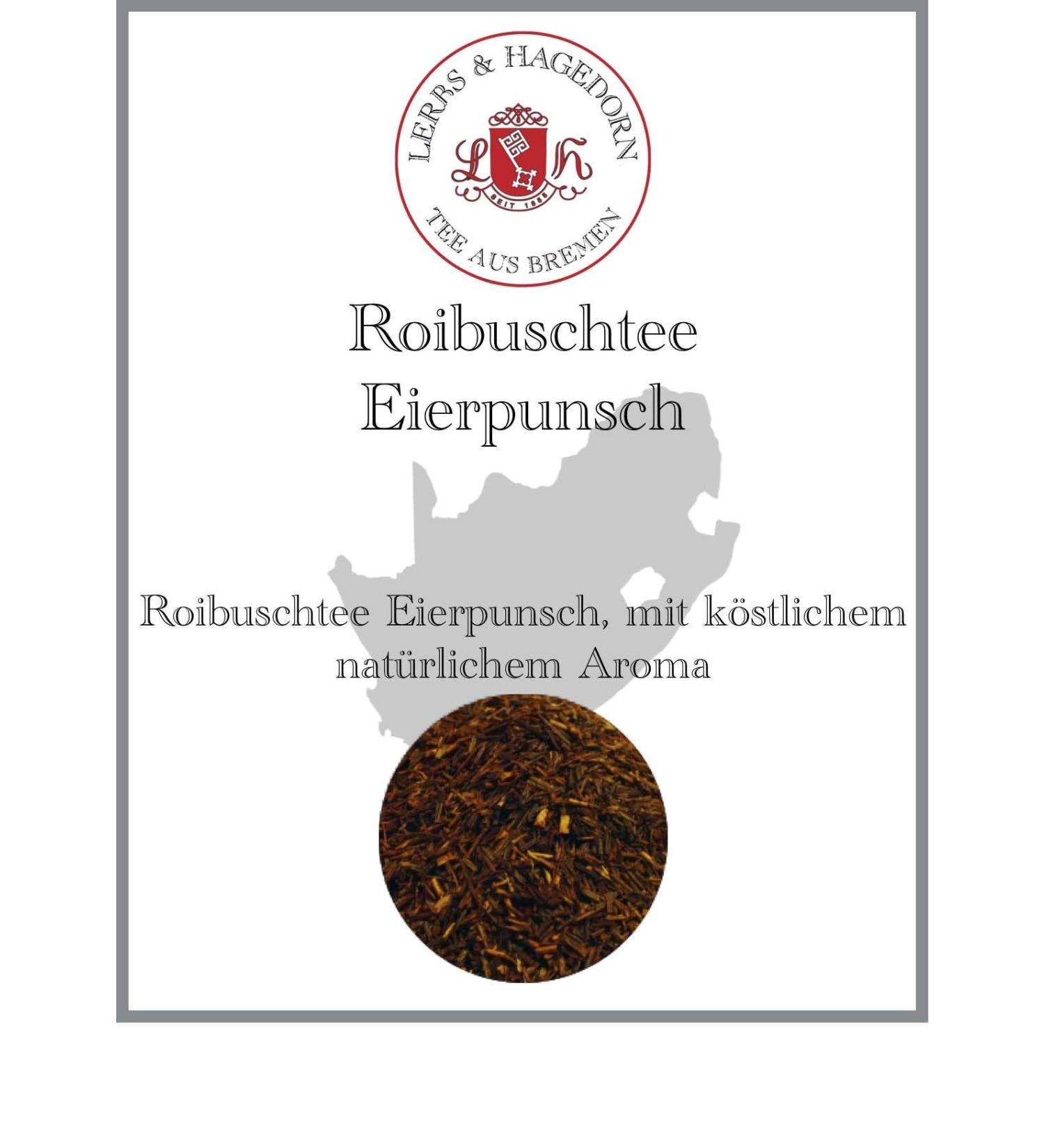  Lerbs & Hagedorn Roibuschtee Egg Punch 250 g - Buy Online on GoSupps.com