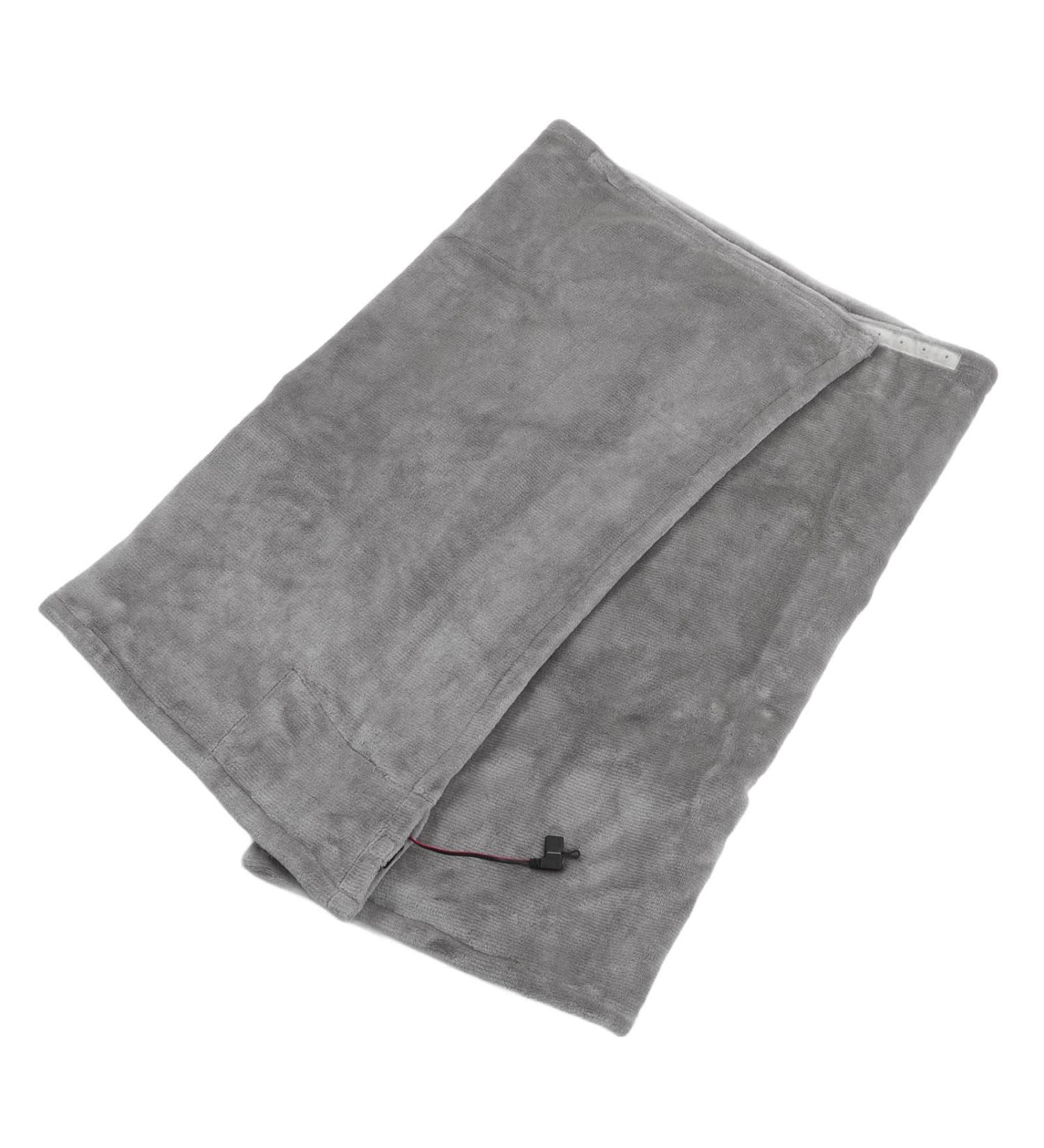 USB Heated Scarf - Fast Warming Overheating Protection | Perfect for Office Travel & Home - Light Gray - Buy Online on GoSupps.com