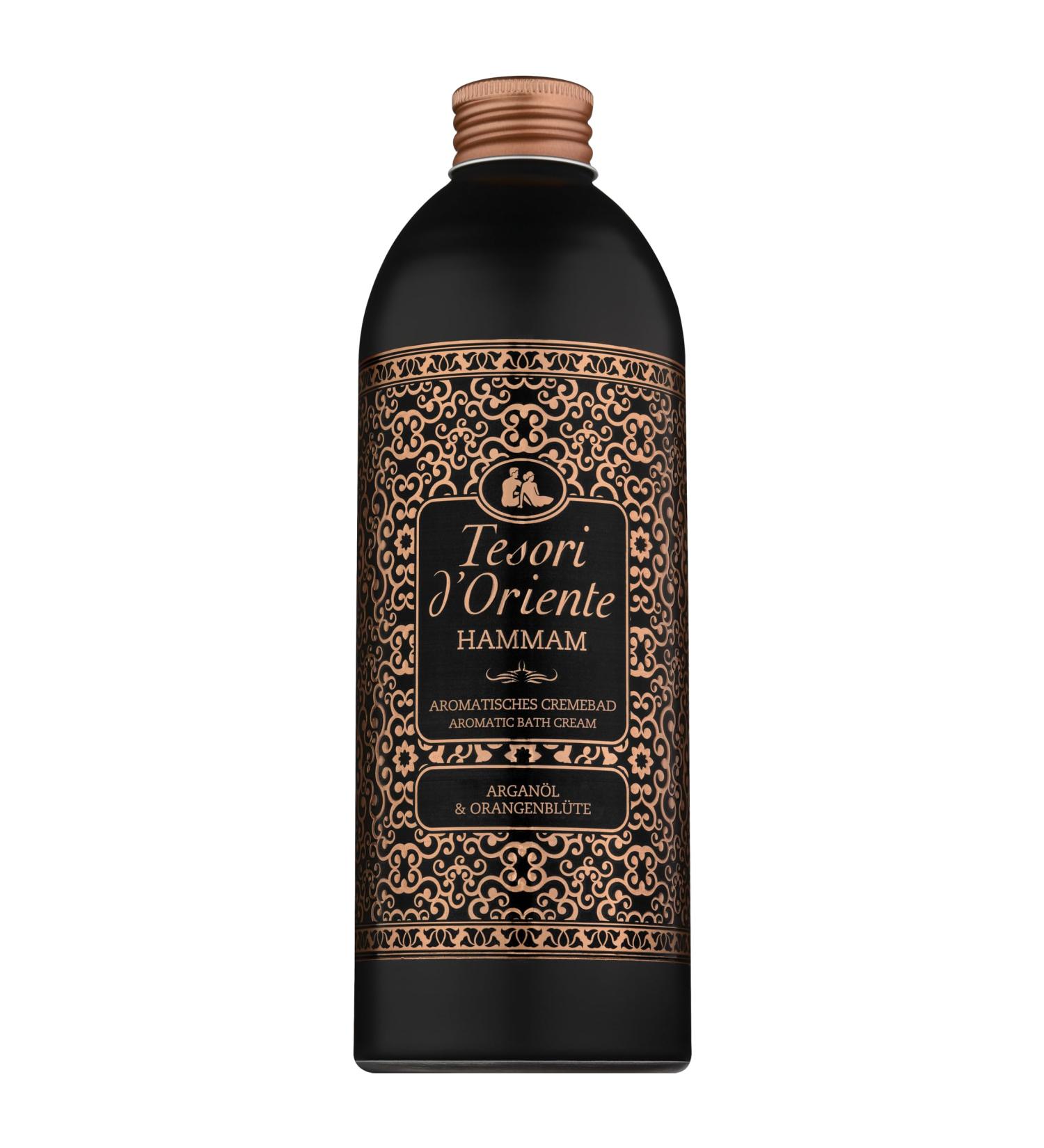 Tesori d'Oriente Cremebad Hammam Argan Oil & Orange Blossom Aromatic Bath 500ml Bath Body Care Bath Ritual for Body and Senses - Buy Online on GoSupps.com