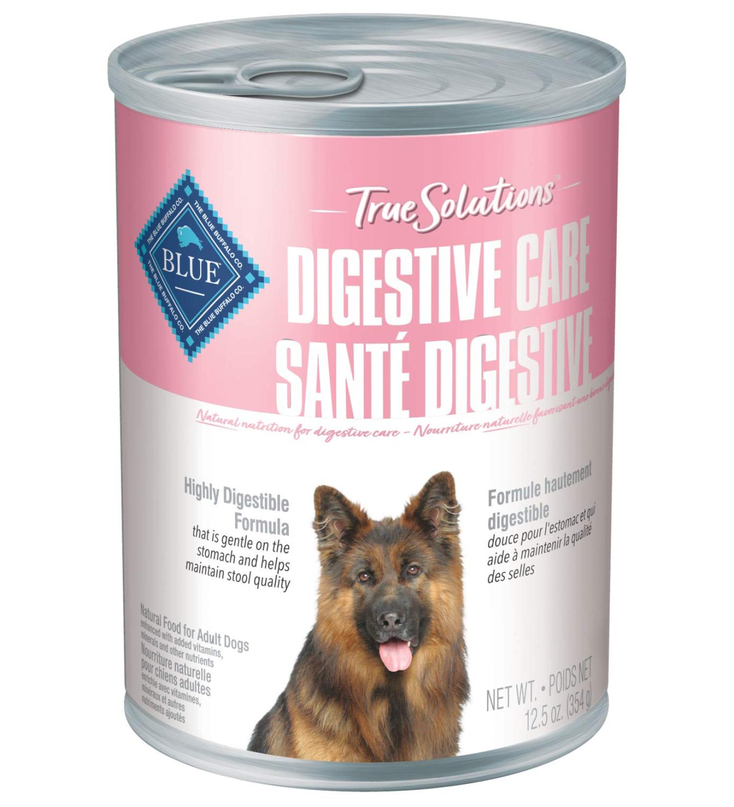 Blue Buffalo True Solutions Natural Adult Wet Dog Food Digestive Care 354g cans (Pack of 12) Digestive Care Wet Dog Food - Buy Online on GoSupps.com