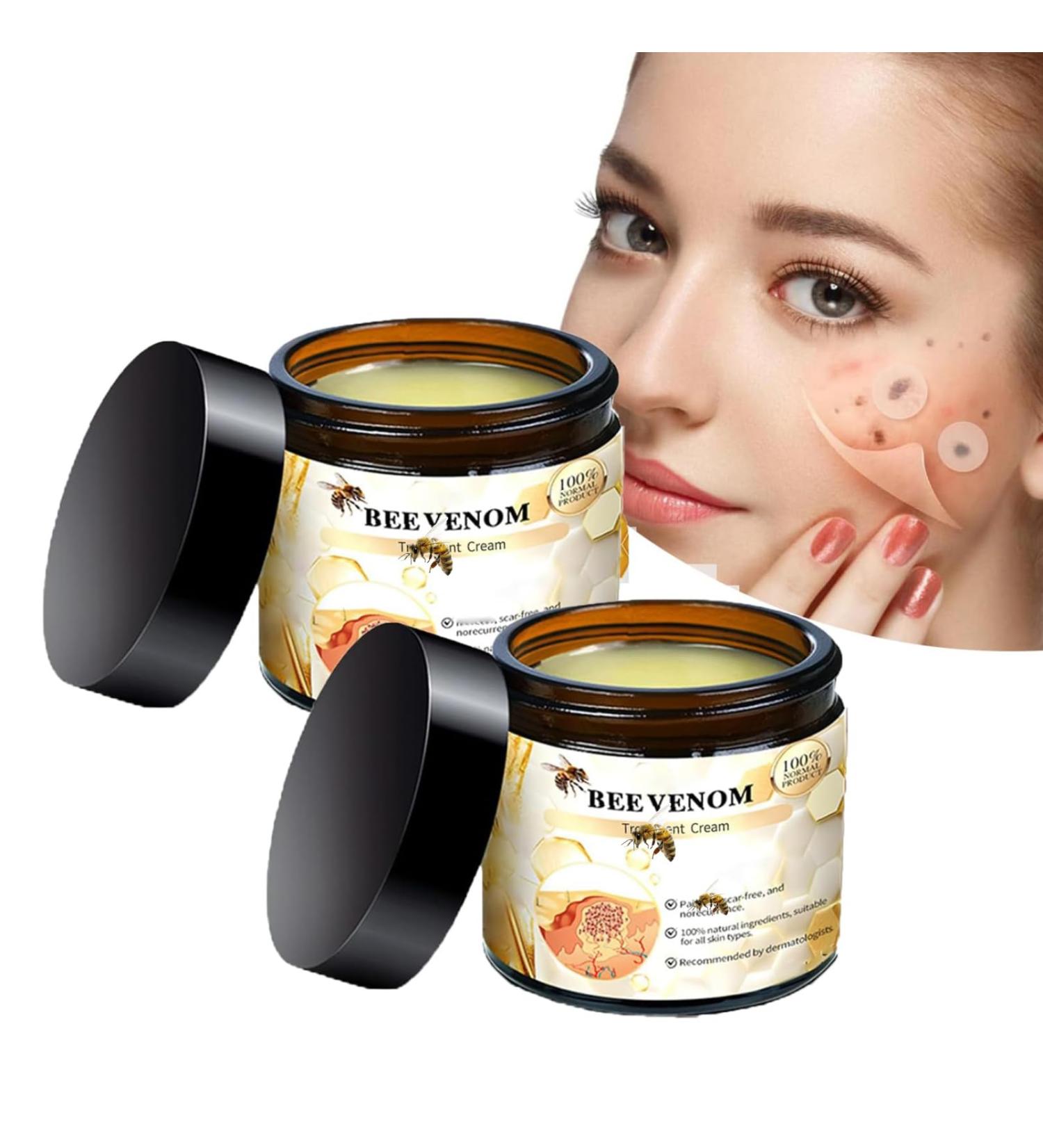 iekufes Bee Venom Cream New Professional Bee Venom Cream For All Parts of The Body (2.12oz*2 PCS) - Buy Online on GoSupps.com