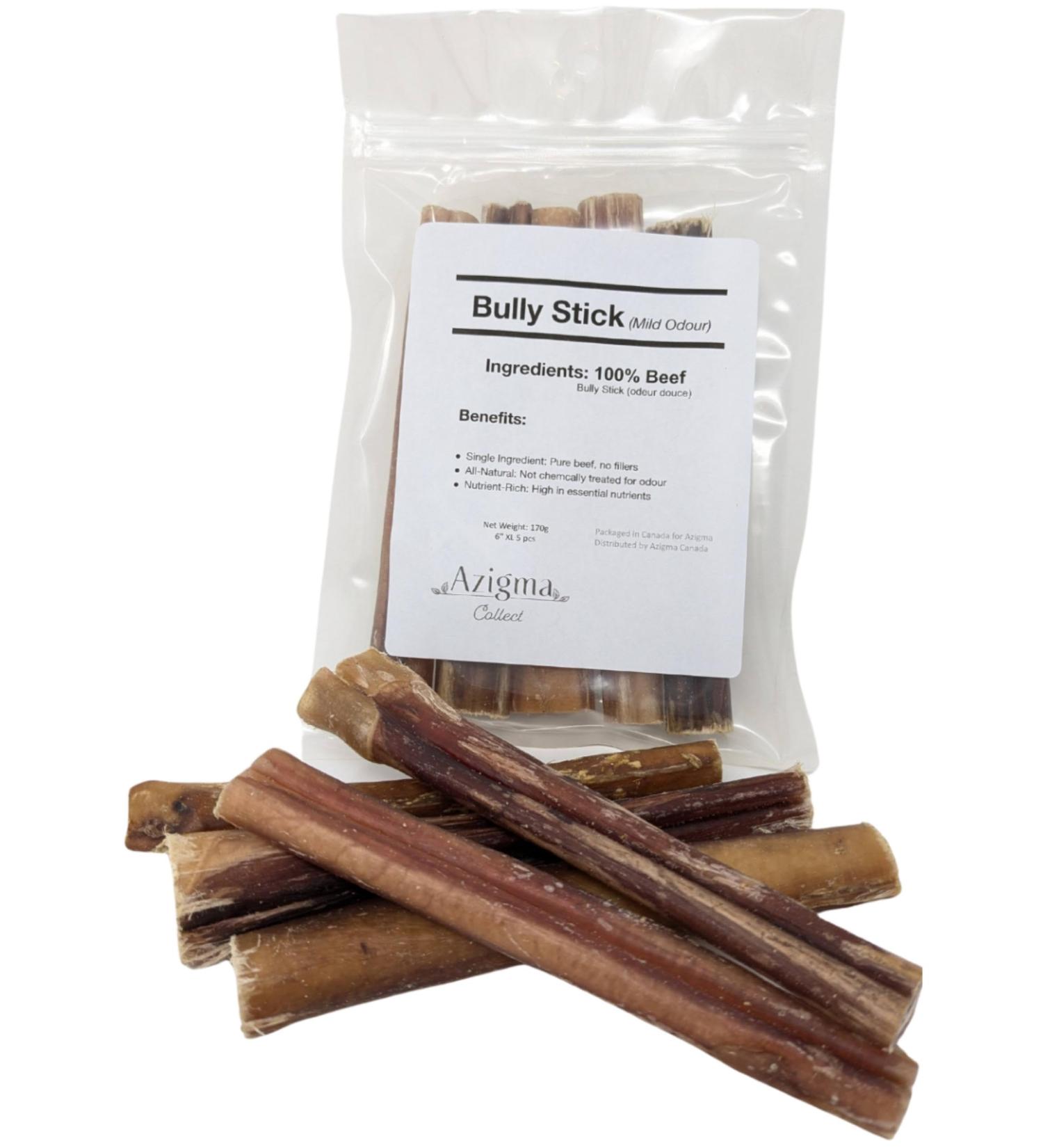 Natural Bully Sticks (Mild Odour) - 170g - Buy Online on GoSupps.com