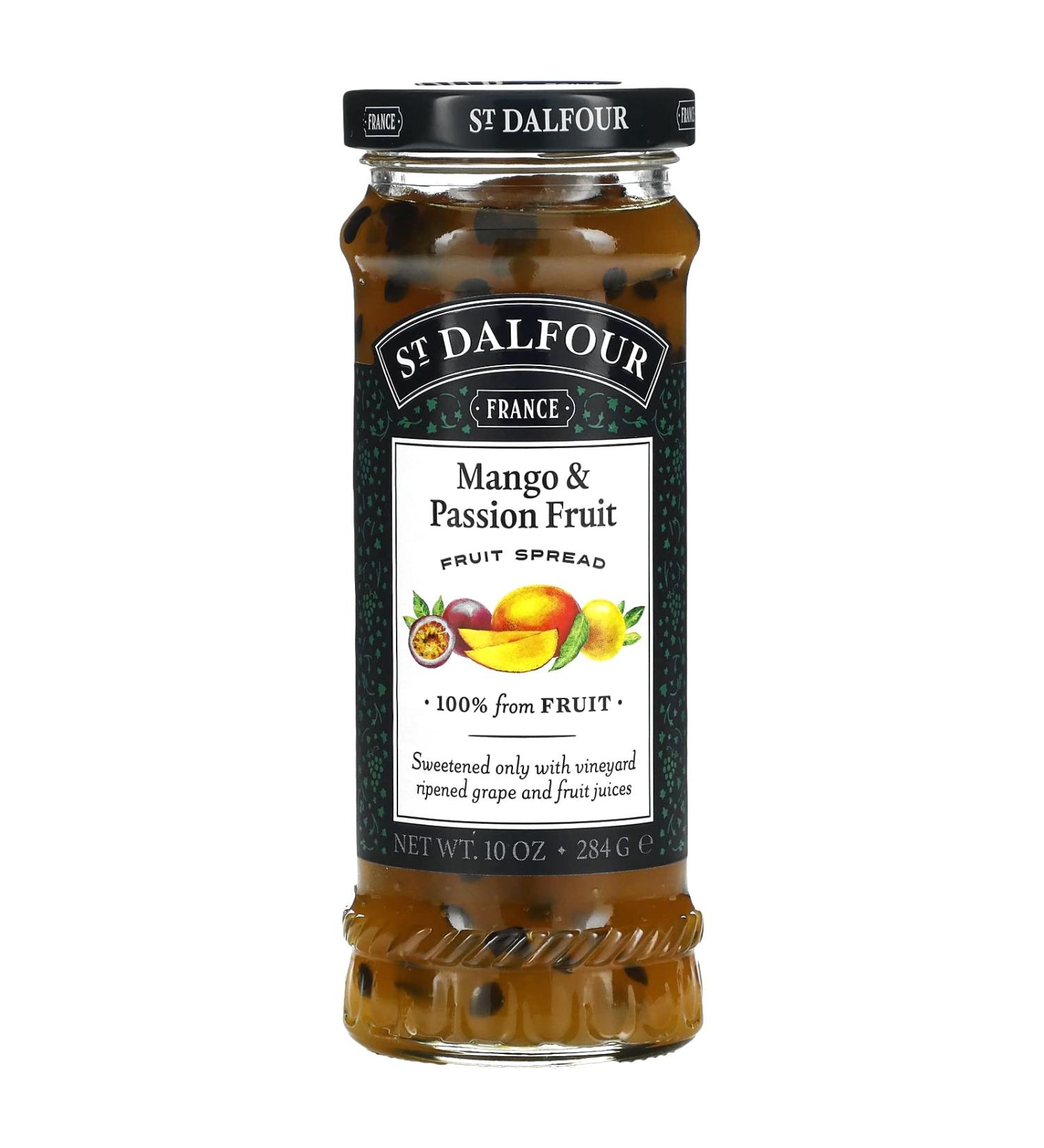 St. Dalfour Mango & Passion Fruit Deluxe Mango & Passion Fruit Spread 10 oz (284 g)