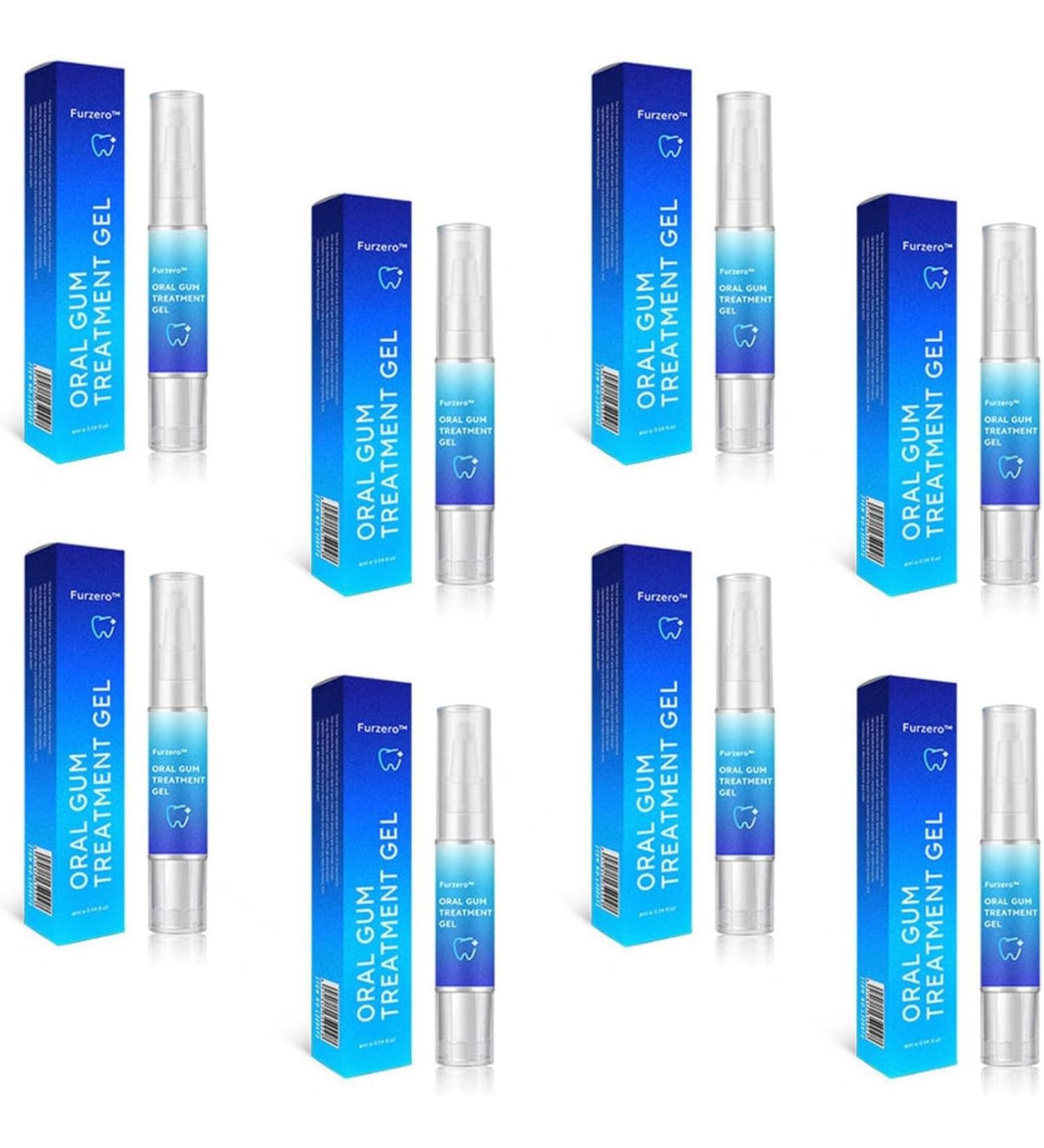 Furzero Oral Gum Treatment Gel Dentizen Gum Therapy Gel Furzero Gum Therapy Gel Gum Shield Therapy Gel Furzero Teeth Whitening Repair Regrowth Gel (8pcs) - Buy Online on GoSupps.com