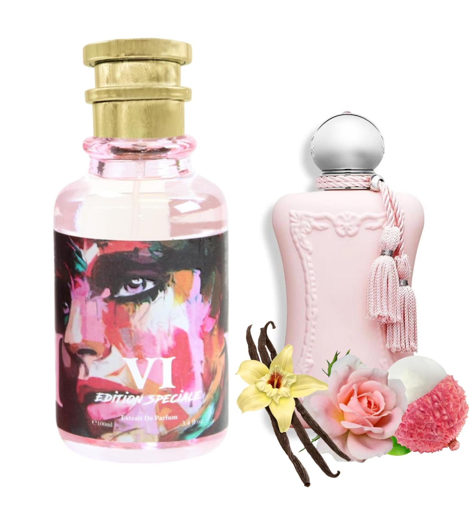 VI Edition Speciale Perfume for Women | Impression of PARFUM Delina | Perfume for Women Eau de Parfum | 3.4 Fl Oz / 100 ml | Extrait De Parfum | Long Lasting 8-10 hours - Buy Online on GoSupps.com