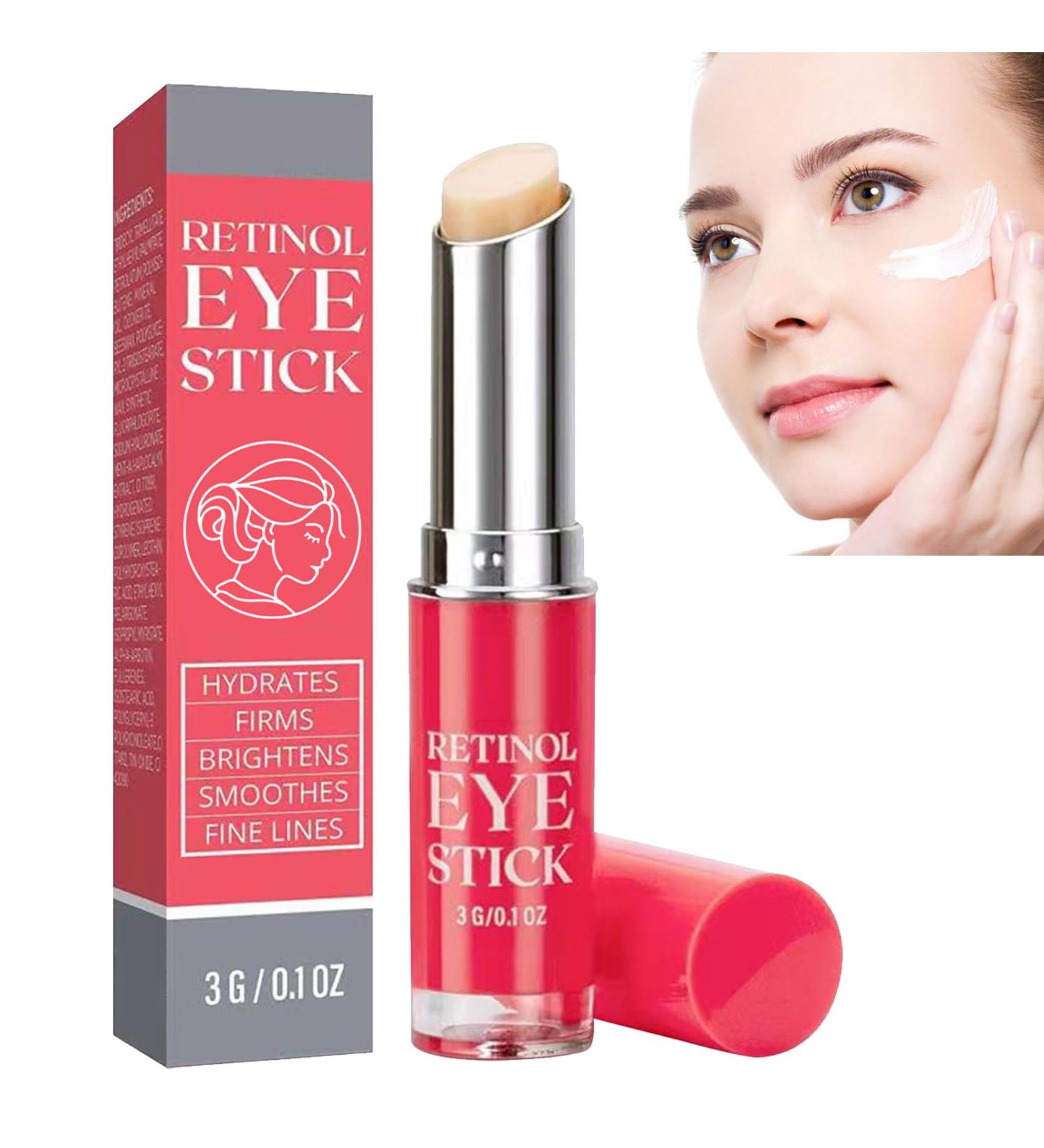 KOAHDE Retinol Eye Stick for Dark Circles Retinol Eye Anti Wrinkles Cream Eye Smoothens Wrinkles Stick Reduces Fine Lines and Dark Circles Anti Wrinkle Eye Cream for Puffy Eyes Under Eye Cream 1PC - Buy Online on GoSupps.com