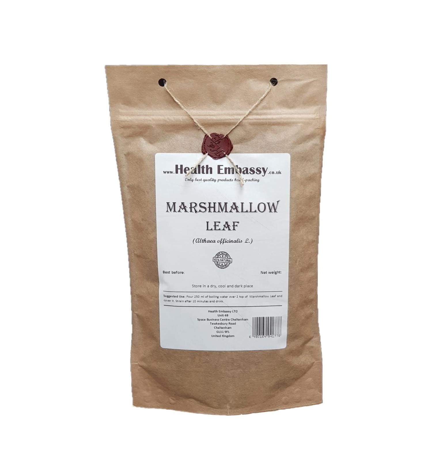 Marshmallow Leaf Tea | Althaea Officinalis L | Feuille De Guimauve Tisane | Health Embassy (50g) - Buy Online on GoSupps.com