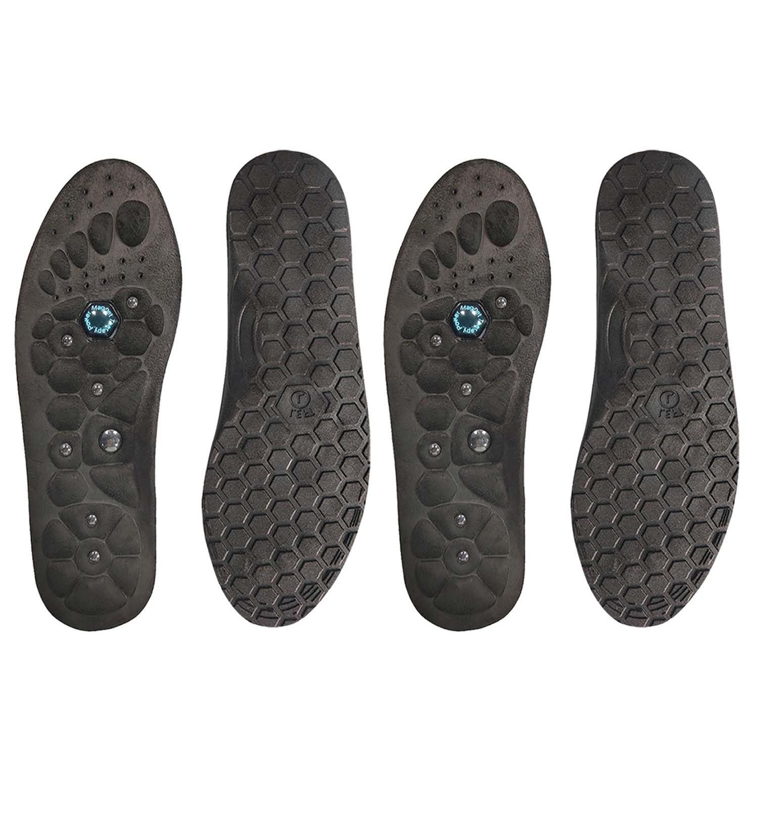 Akusoli Acupressure Insoles - Magnetic Foot Support for Men & Women (2 Pairs Size M 41-43) - Improve Comfort & Health - Buy Online on GoSupps.com