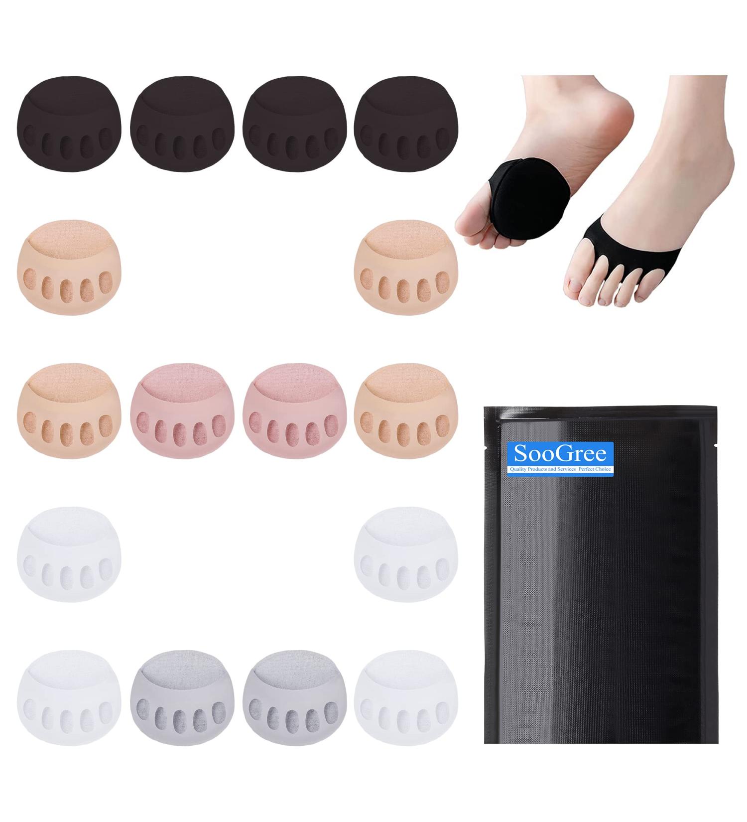 SooGree Ball of Foot Cushions Honeycomb Metatarsal Pads for Women | Pain Relief Shoe Inserts & Foot Petals - Buy Online on GoSupps.com