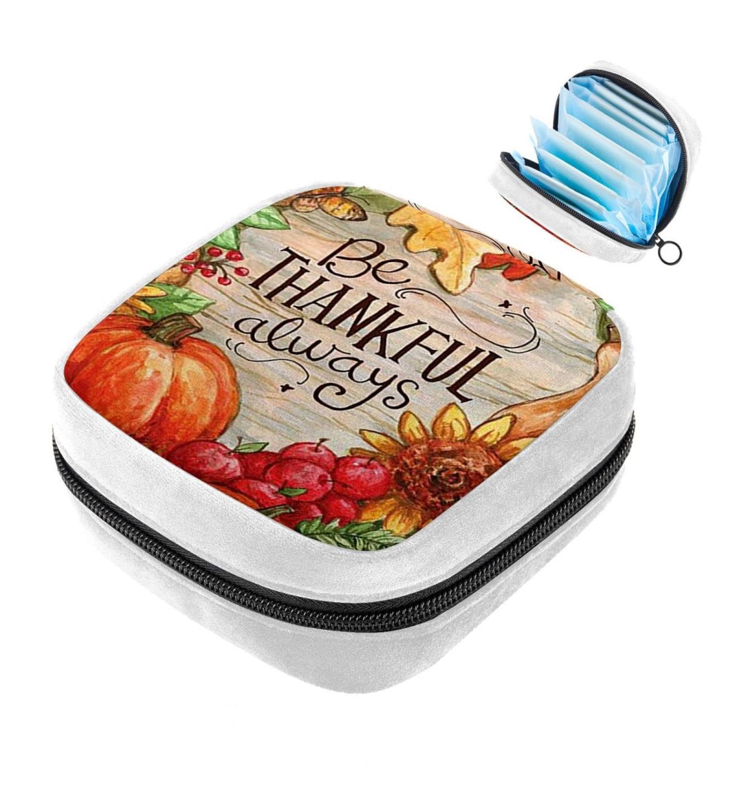GIAPB Sanitary Napkin Storage Bag - Thankful Fall Harvest Color - Buy Online on GoSupps.com
