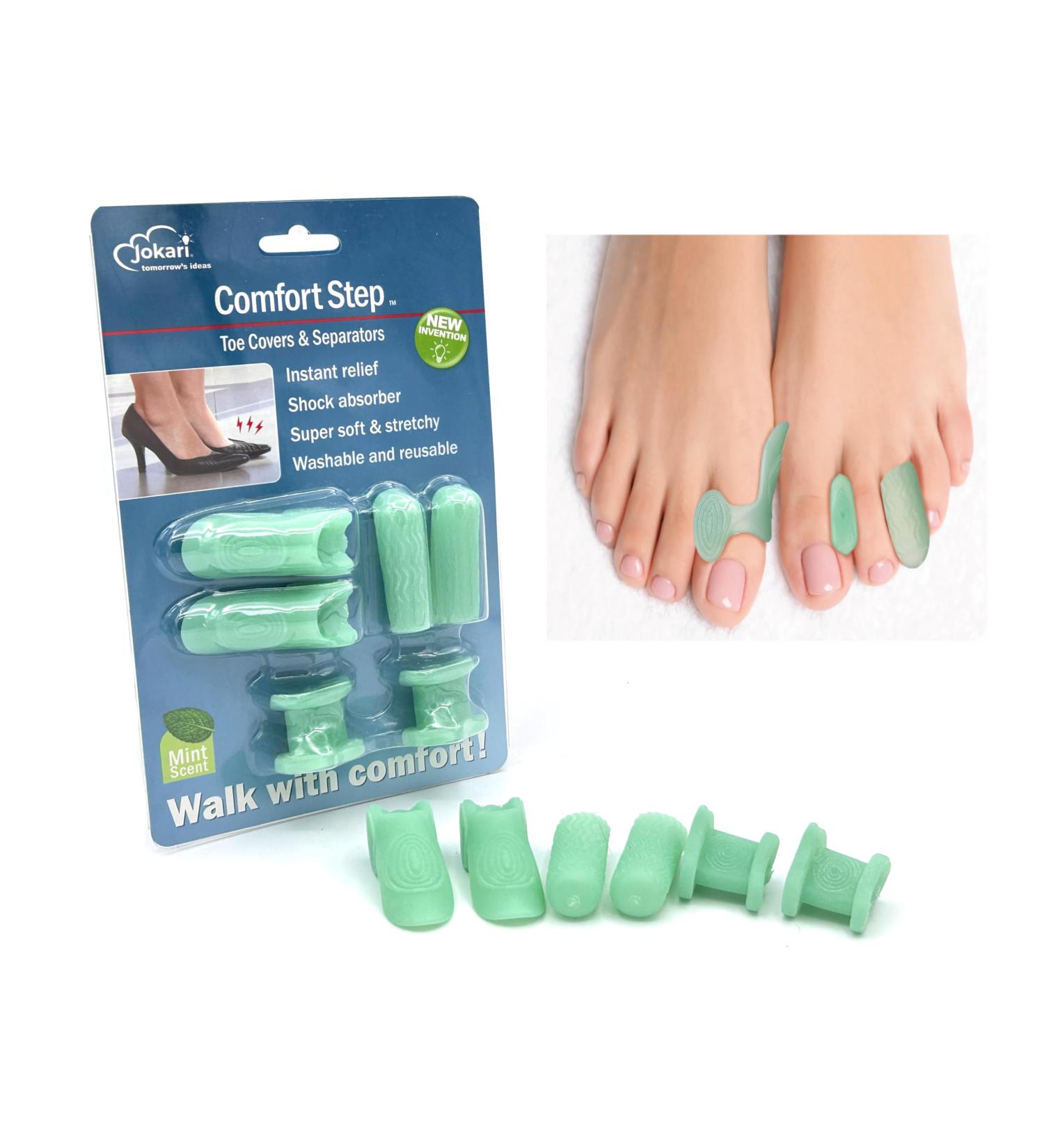 Jokari Stretchy Toe Covers & Bunion Protectors for Instant Pain Relief | Flexible Foot Comfort & Sore Feet Support - Buy Online on GoSupps.com