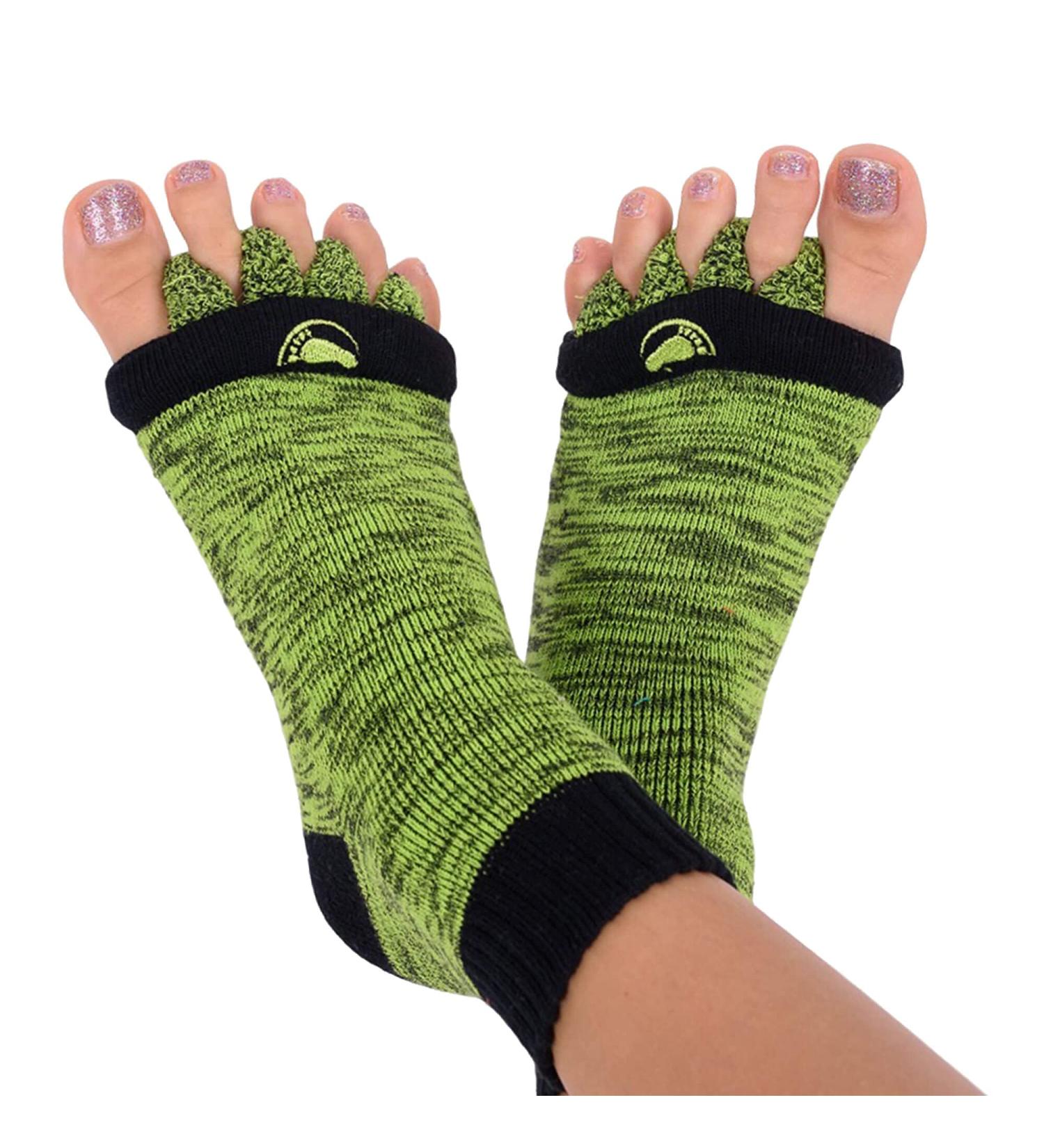 Foot Alignment Socks Green M - Correct Toes Alignment for Better Posture and Pain Relief - Buy Online on GoSupps.com