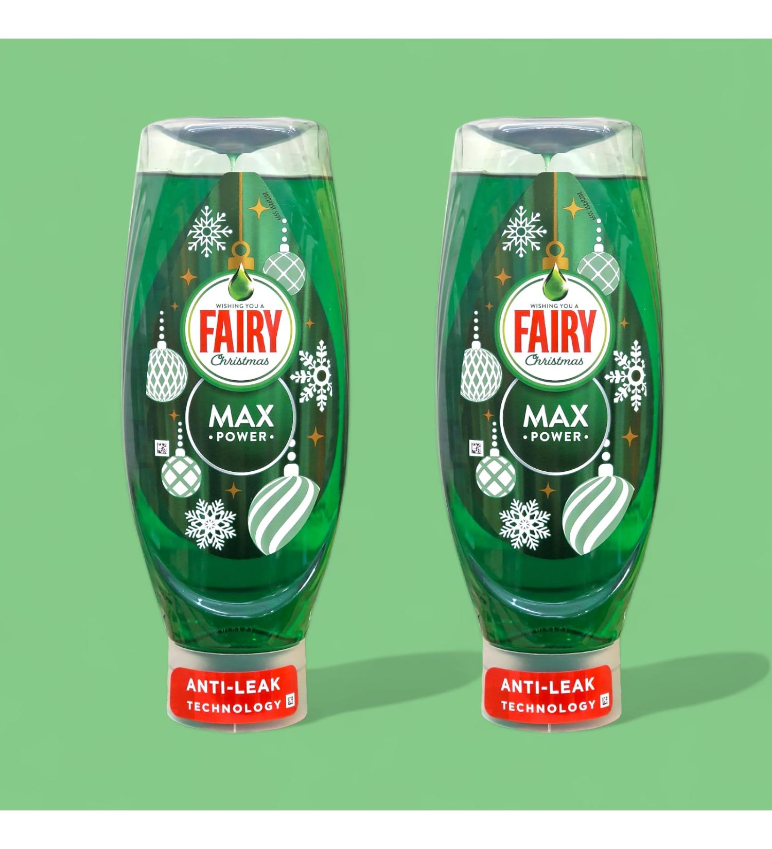 Fairy Max Power Original Washing Up Liquid 2 x 640 ml Twin Pakck
