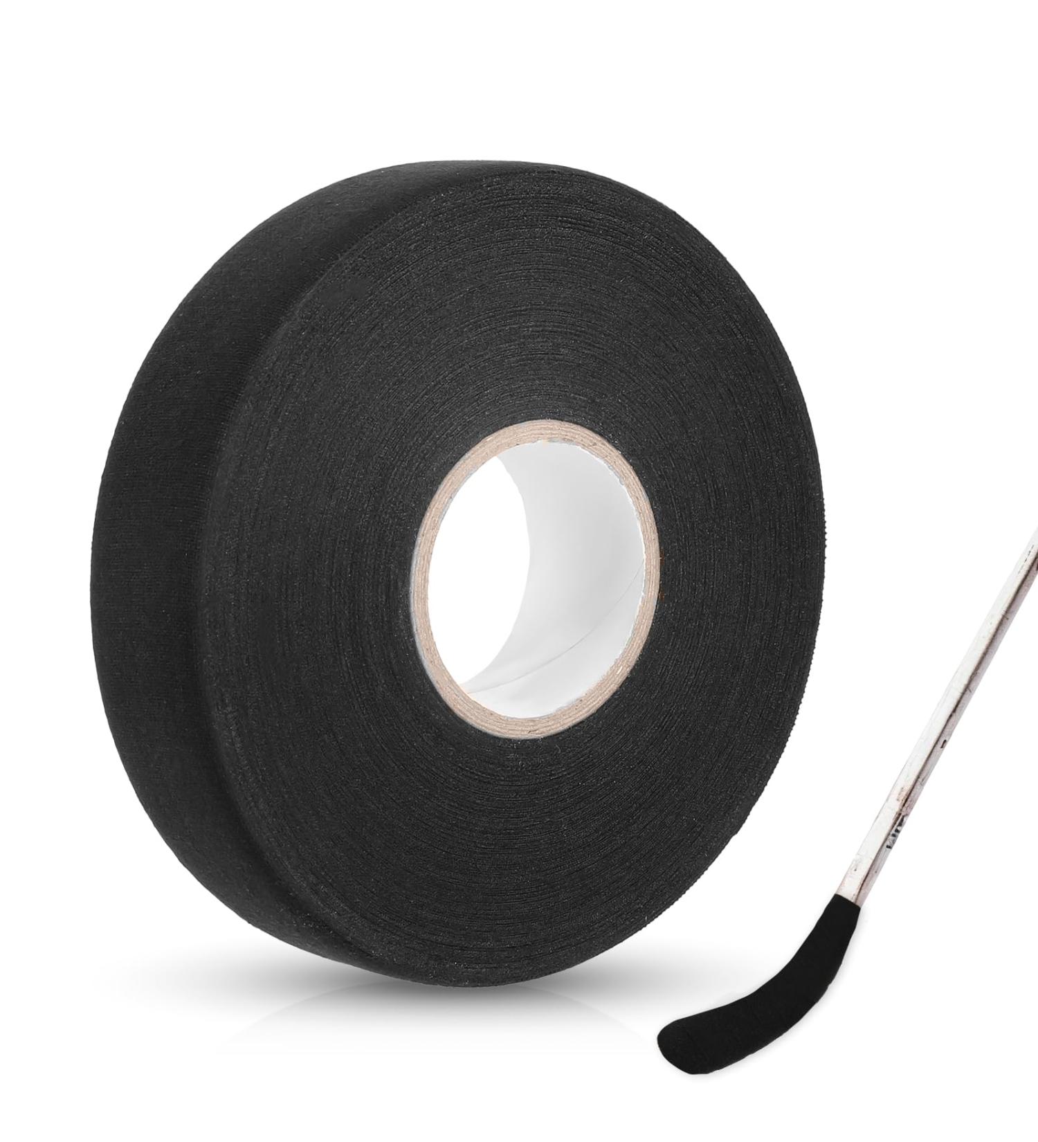 Simarro Non-Slip Ice Hockey Tape - 25m Self-Adhesive Handle Grip for Hockey Tennis Golf & Badminton Rackets - Durable Black Sports Handle Band - Buy Online on GoSupps.com