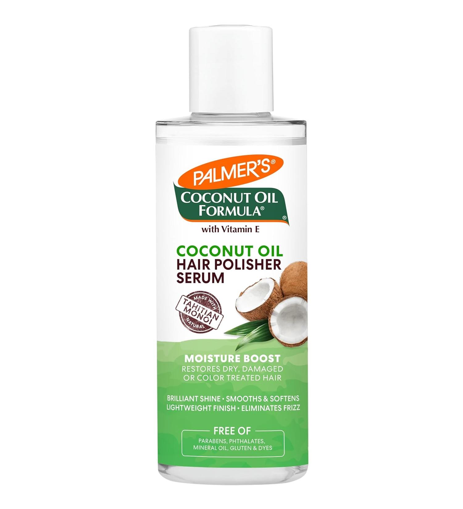 Palmers Coconut Oil Hair Polisher Serum 6oz x 2 - Hydrating Hair Treatment - Buy Online on GoSupps.com