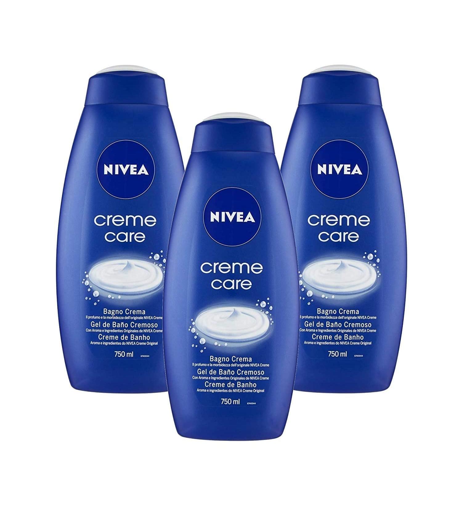 Nivea Creme Care Body Wash Original Scent 25.36oz - Pack of 3 - Buy Online on GoSupps.com