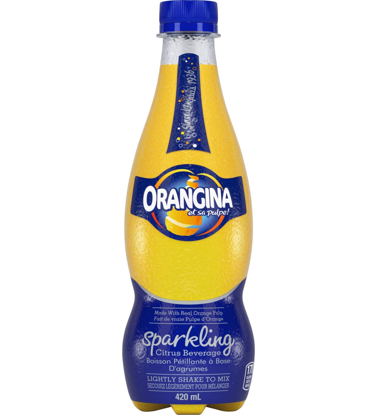 ORANGINA Sparkling Citrus Beverage Original 420ml PET 12 Count - Buy Online on GoSupps.com