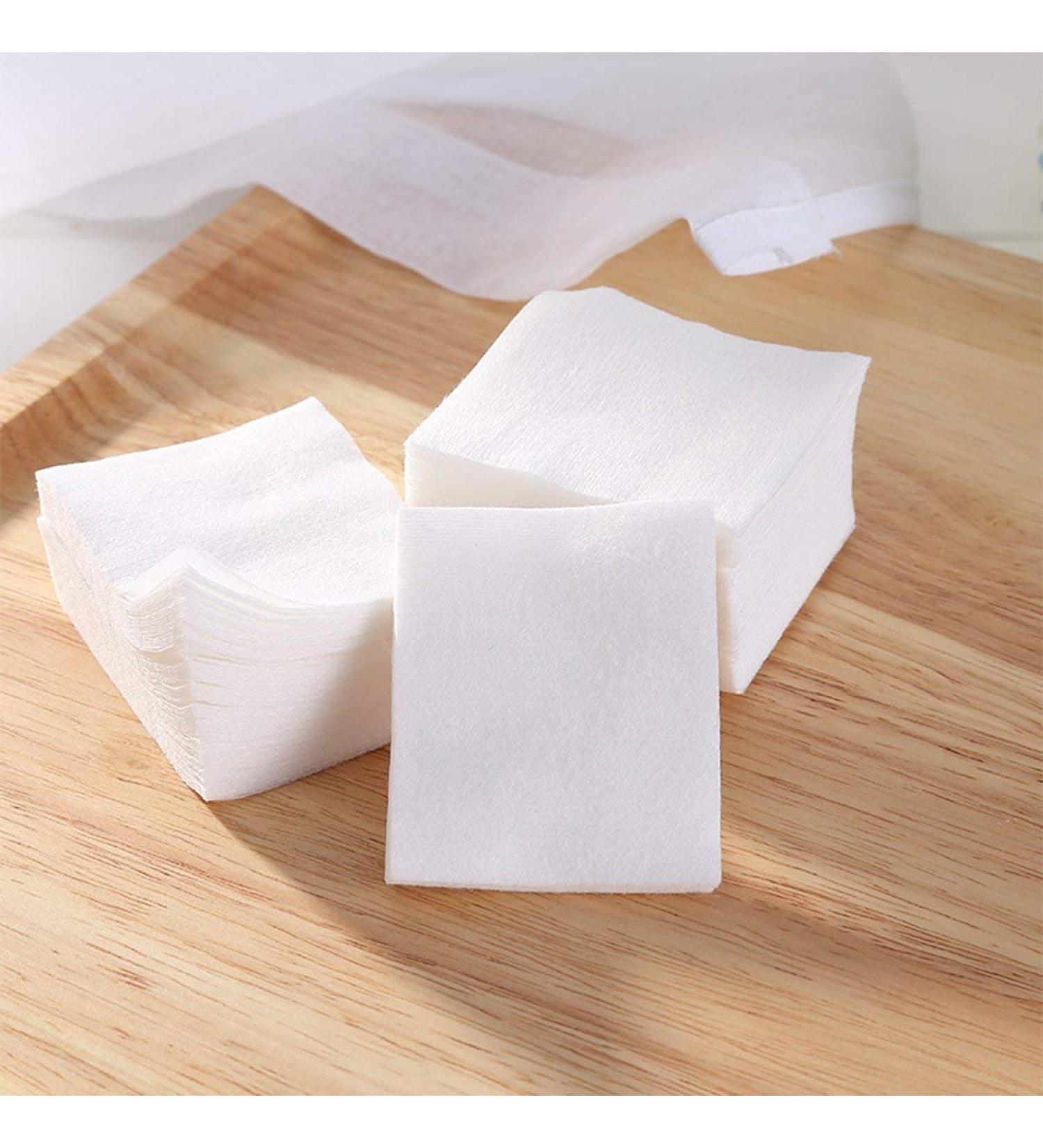 Mirea Remove Facial Makeup Cotton Pads - Super Thin 100% Pure Cotton Puff for Easy Makeup Removal - 1000 Pieces with Storage Box - Buy Online on GoSupps.com
