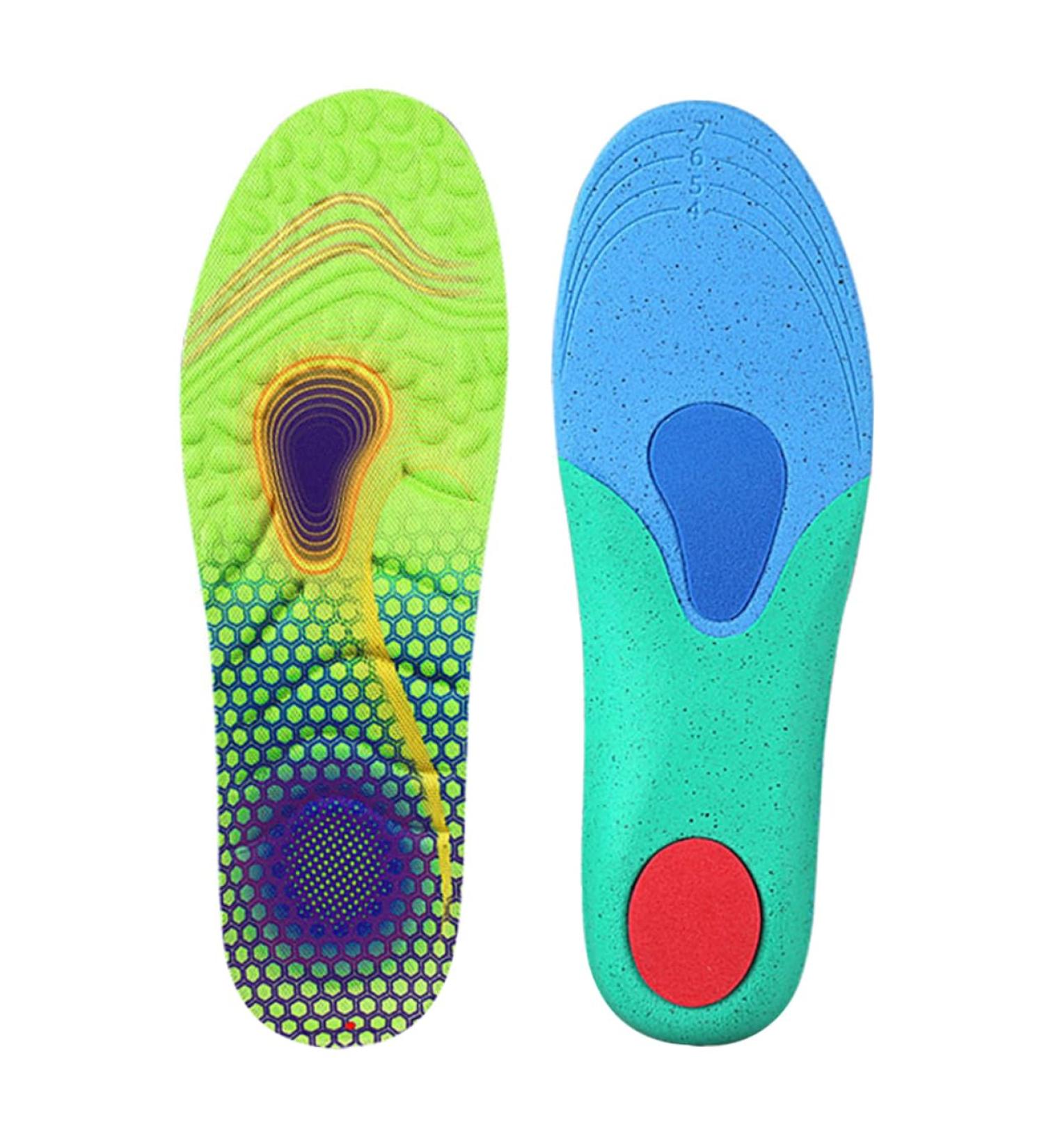 FOMIYES Sports Insoles - Breathable Shock-Absorbing Massaging Shoe Cushions for Men | Premium Elastic Comfort & Support - Buy Online on GoSupps.com