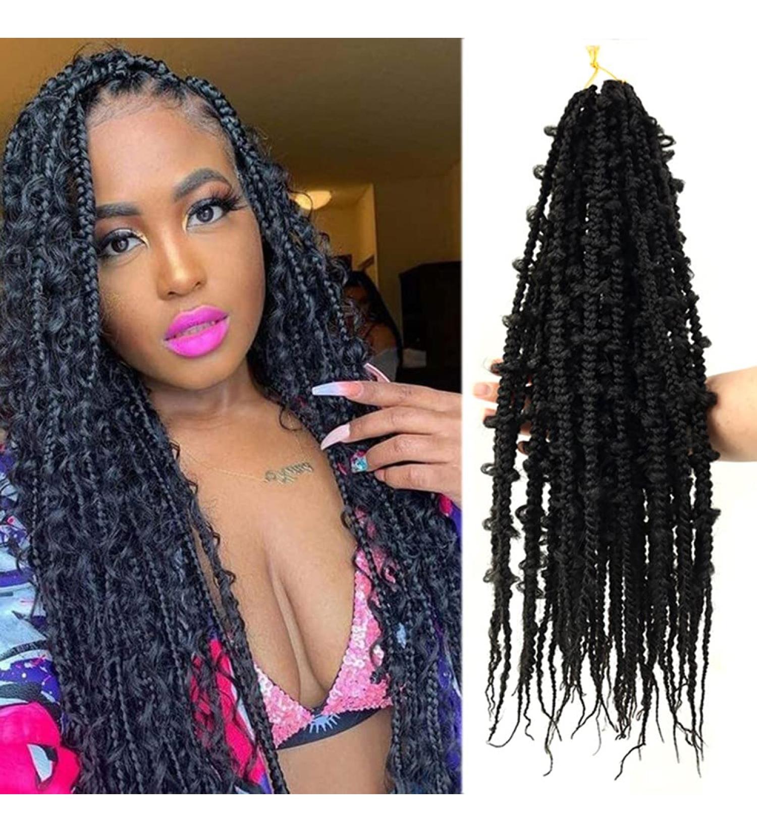45cm Butterfly Locs - 6 Pack Synthetic Hair Extensions for Women | Unorderminable Faux Locs & Pre-Twisted Braiding Hair - Buy Online on GoSupps.com