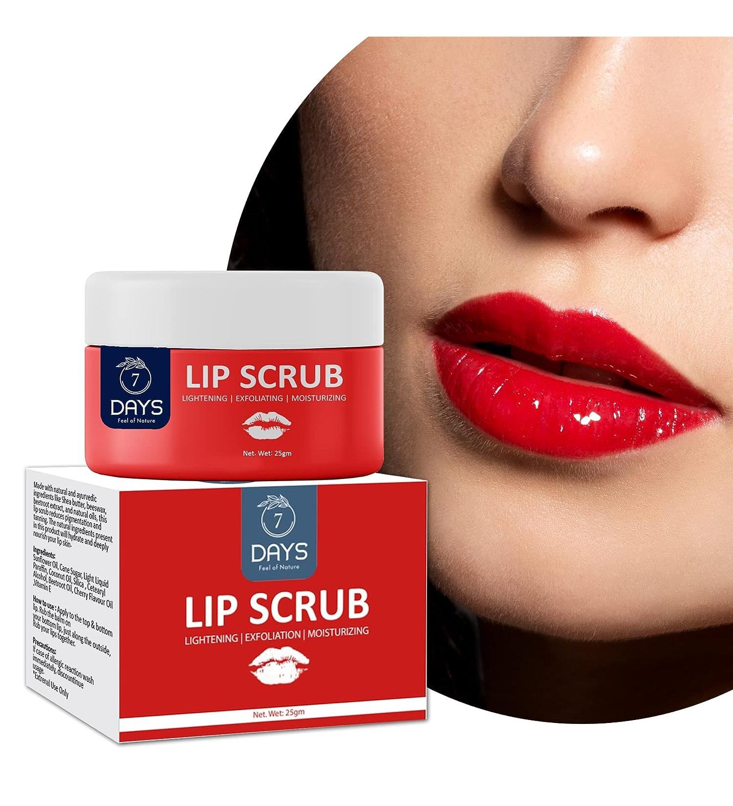 Best Lip Scrub for Dark Lips Lighten & Refresh Smoked Lips | 25g | Unisex - Buy Online on GoSupps.com