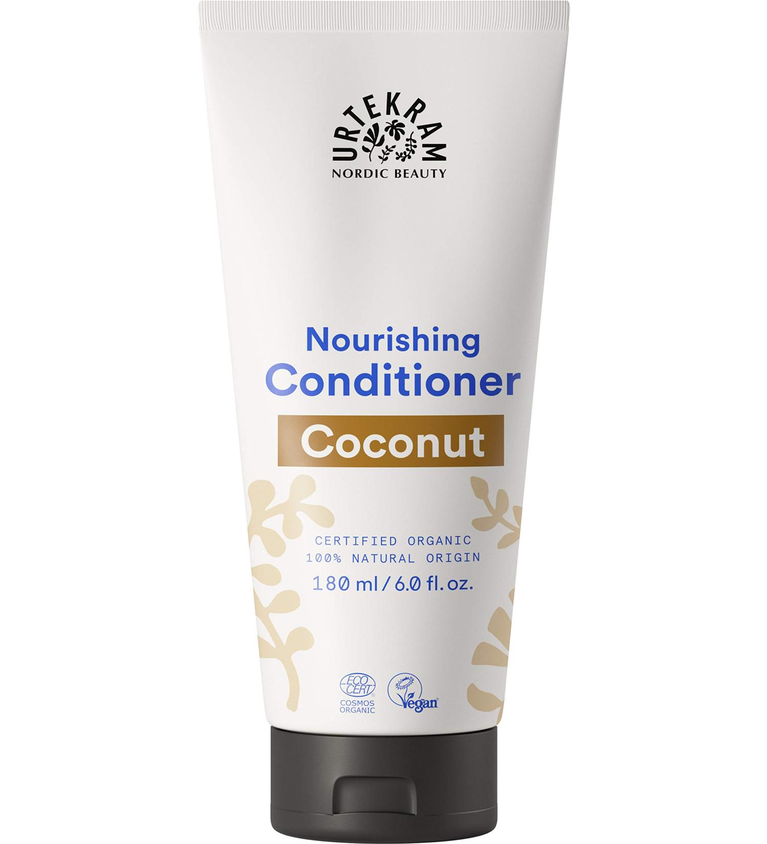 Urtekram Coconut Conditioner ORGANIC - Nourishing Virgin Coconut Oil 180ml | Best eCommerce International Shipping - Buy Online on GoSupps.com