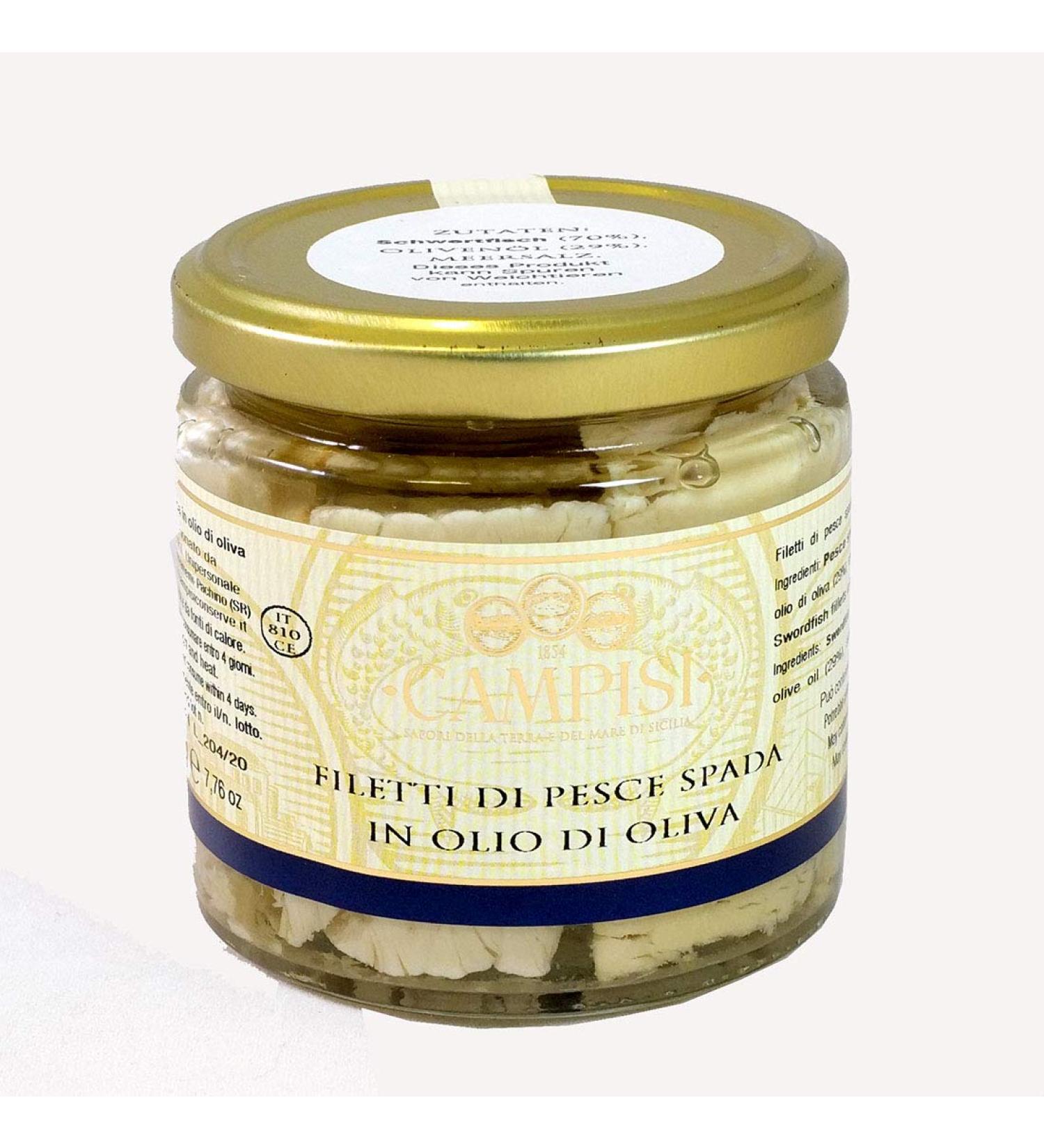 Campisi Sicilian swordfish fillets 220g