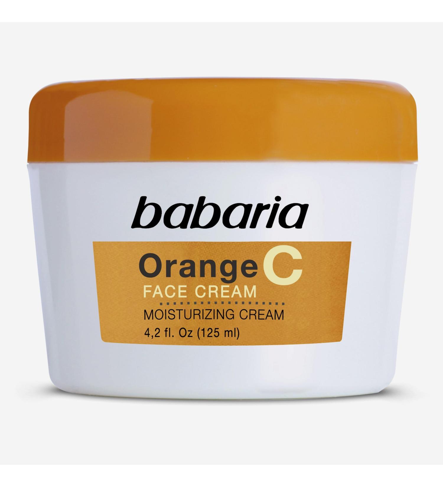 Babaria Vitamin C Face Cream - Brightens Complexion Improves Elasticity Fades Sun Spots - 4.2 oz - High Moisturizing Formula Protects Against Pollutants - International Shipping Available - Buy Online on GoSupps.com