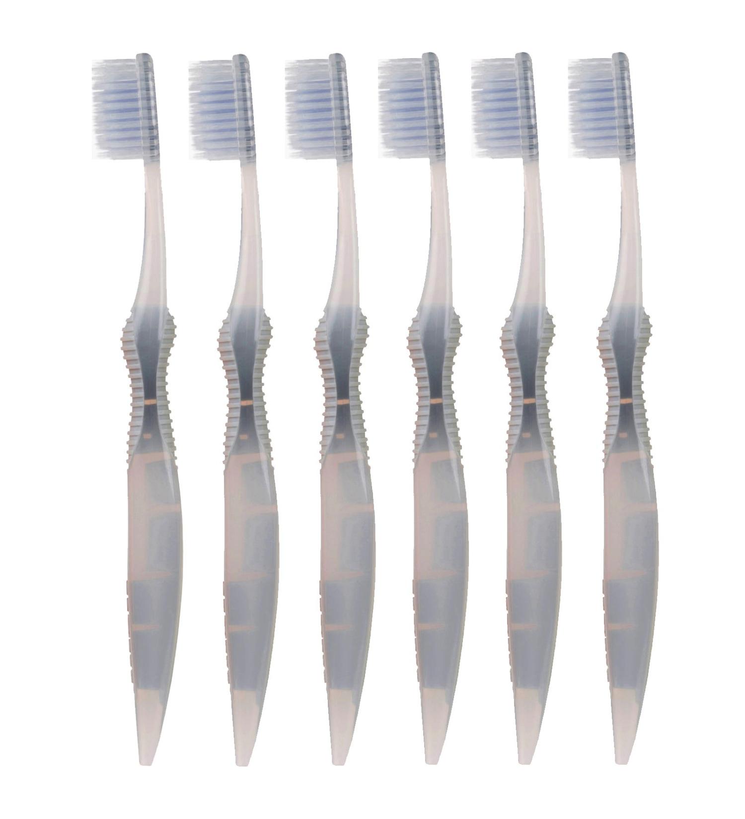 Sofresh Flossing Toothbrush - Adult Size | Your Choice of Color (6 Grey)