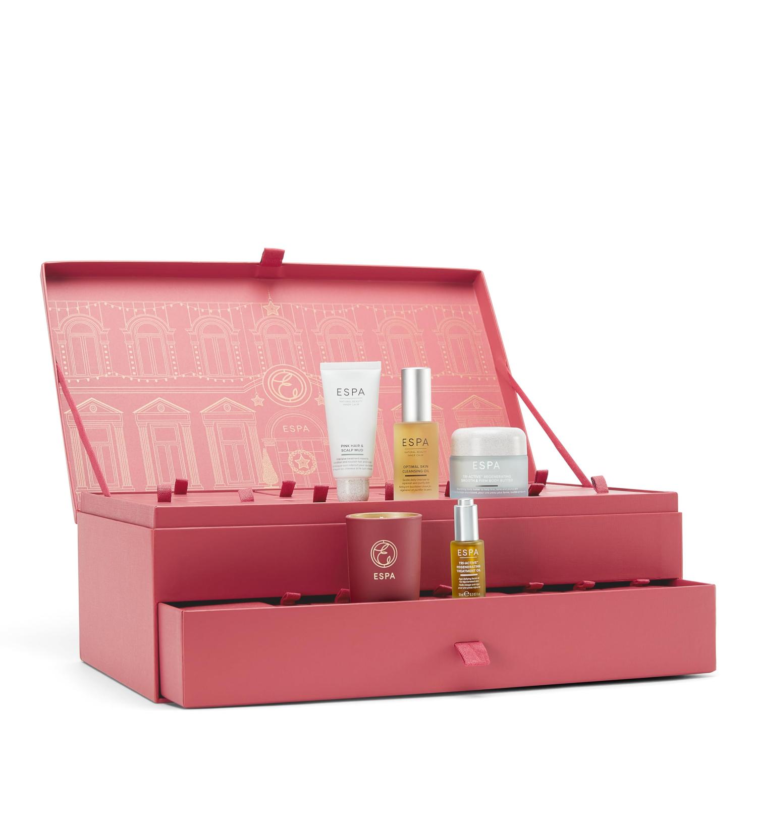 ESPA | Wellbeing Advent Calendar | Worth 488 | 25 Gifts Including Cleansers Creams and Essential Oils - Buy Online on GoSupps.com