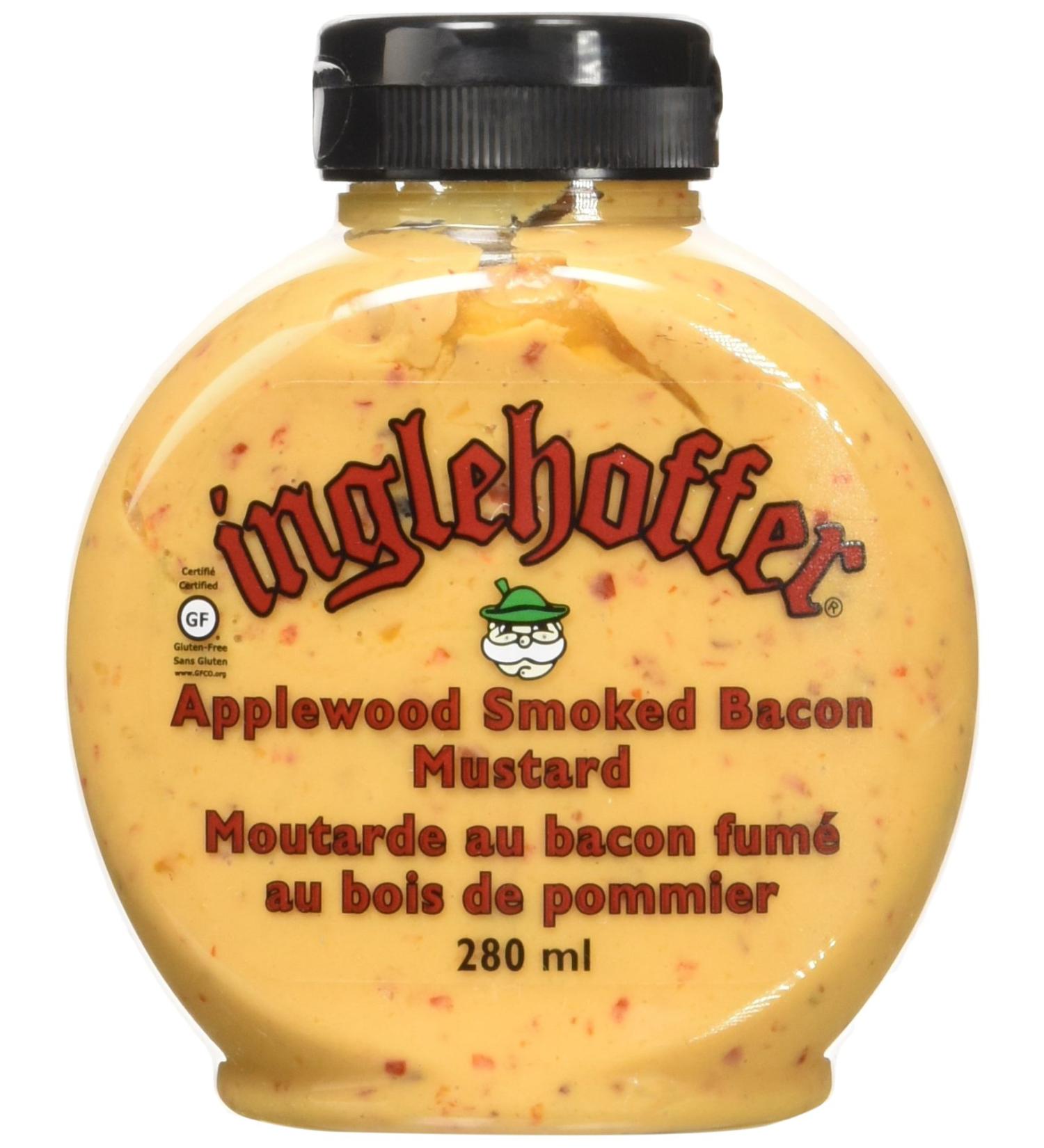 Inglehoffer Applewood Smoked Bacon Mustard 280ml Applewood Smoked Bacon Mustard 280 ml - Buy Online on GoSupps.com