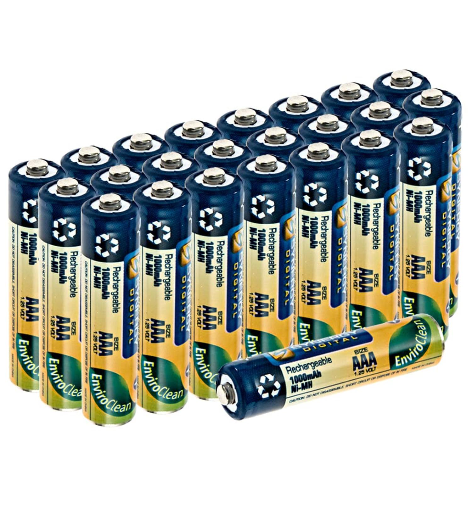Synergy Digital Baby Monitor Batteries - Compatible with Angelcare AC1100 | 24 x AAA Rechargeable Ni-MH 1000mAh Combo Pack - International Shipping Available - Buy Online on GoSupps.com