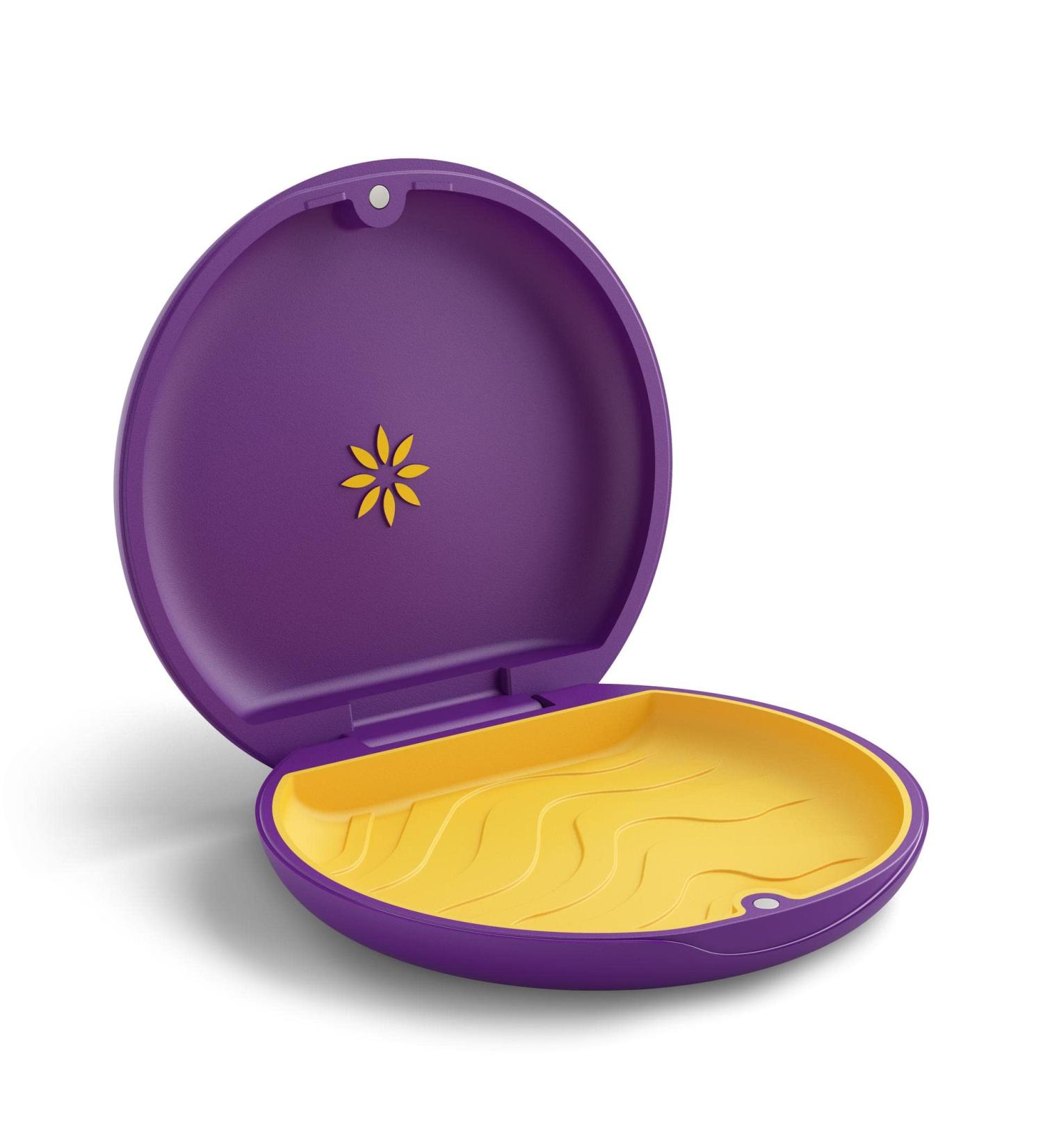Invisalign Aligner and Retainer Case Purple Violet