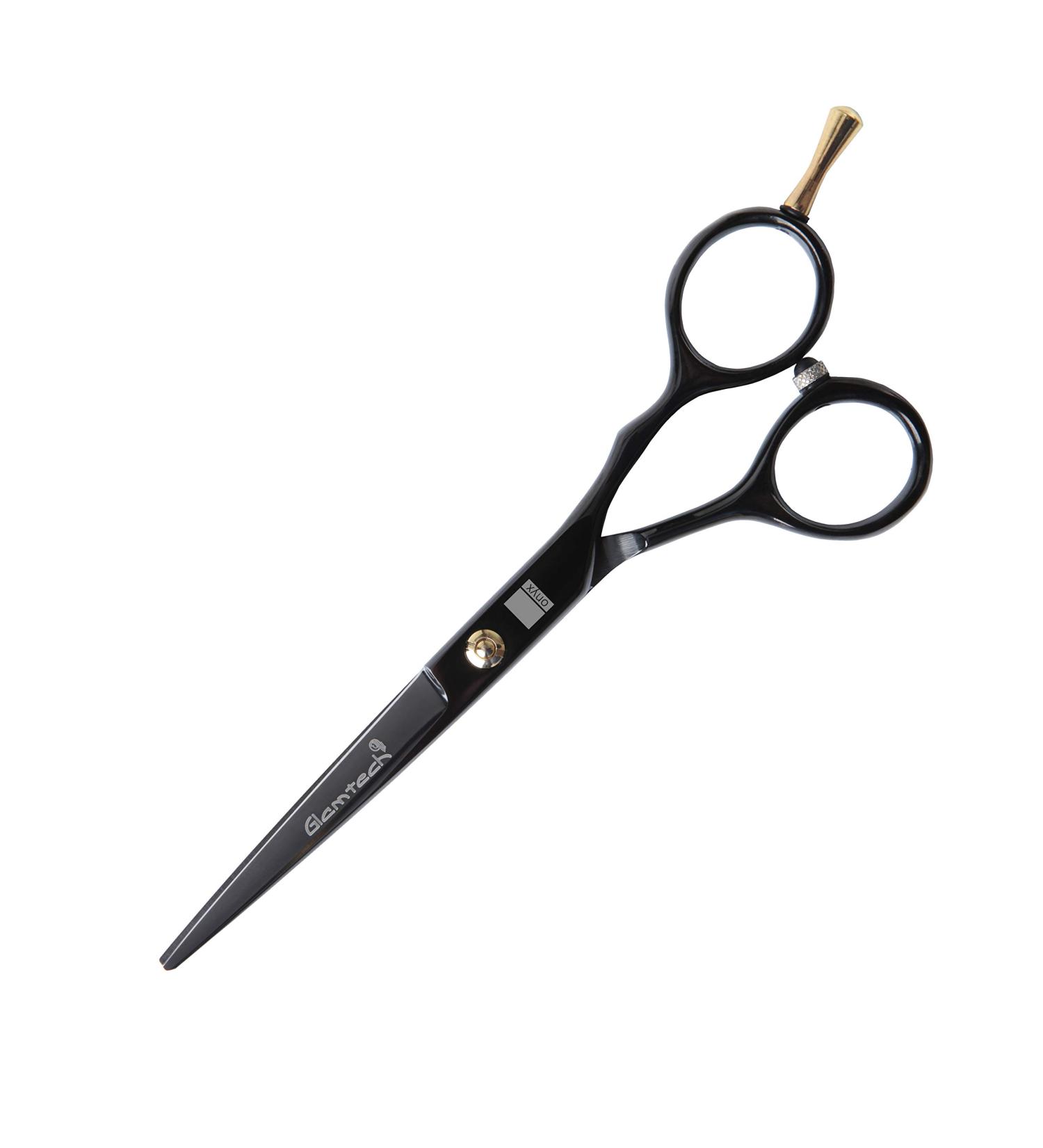 Glamtech Onyx Professional Hairdressing Scissors Haircut Slice Cutting - built for Professional Use (5.25 Inch) - Buy Online on GoSupps.com