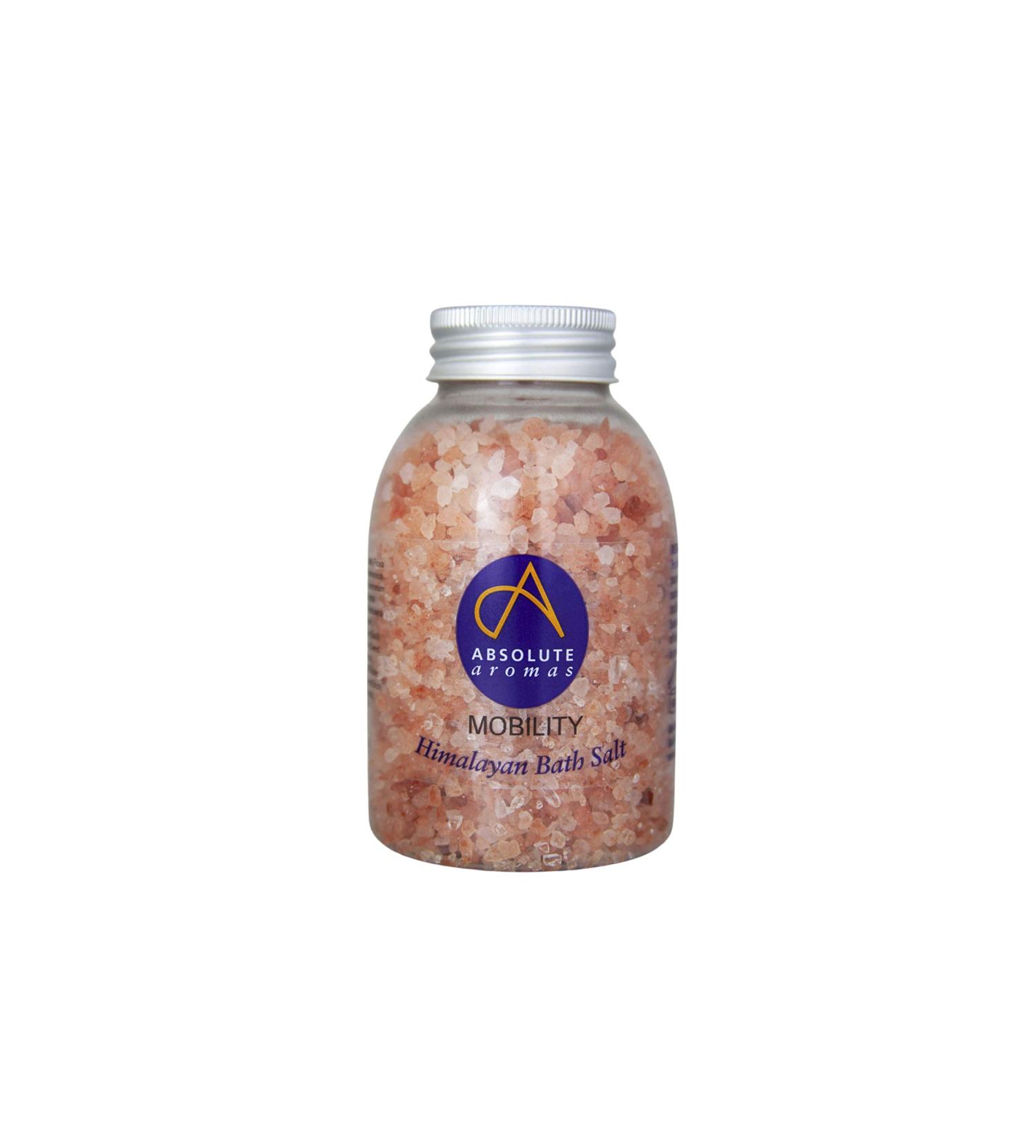 Absolute aromas swimming salt mobility 290 g - natural coarse pink Himalayasalz enriched with 100% pure essential oils made of ginger eucalyptus peppermint and rosemary