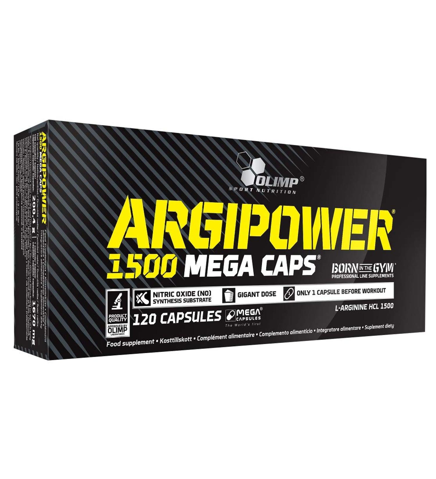 Olimp Argi Power 1500 Mega Caps - 120 caps by Nutrition M