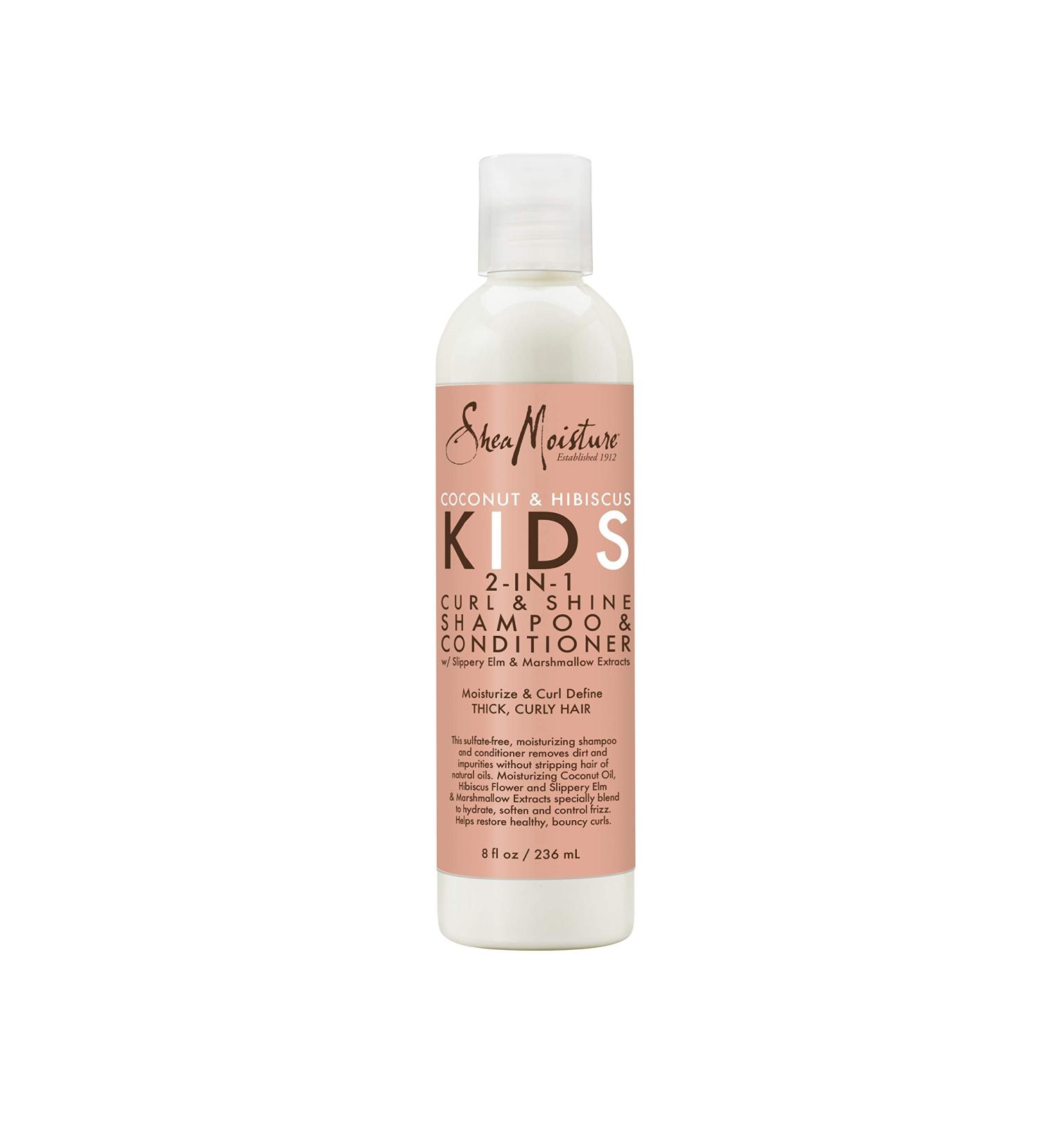 Shea Moisture Kids Curl & Shine 2-in-1 Shampoo & Conditioner - Nourishing 8oz for Beautiful Curls - Buy Online on GoSupps.com