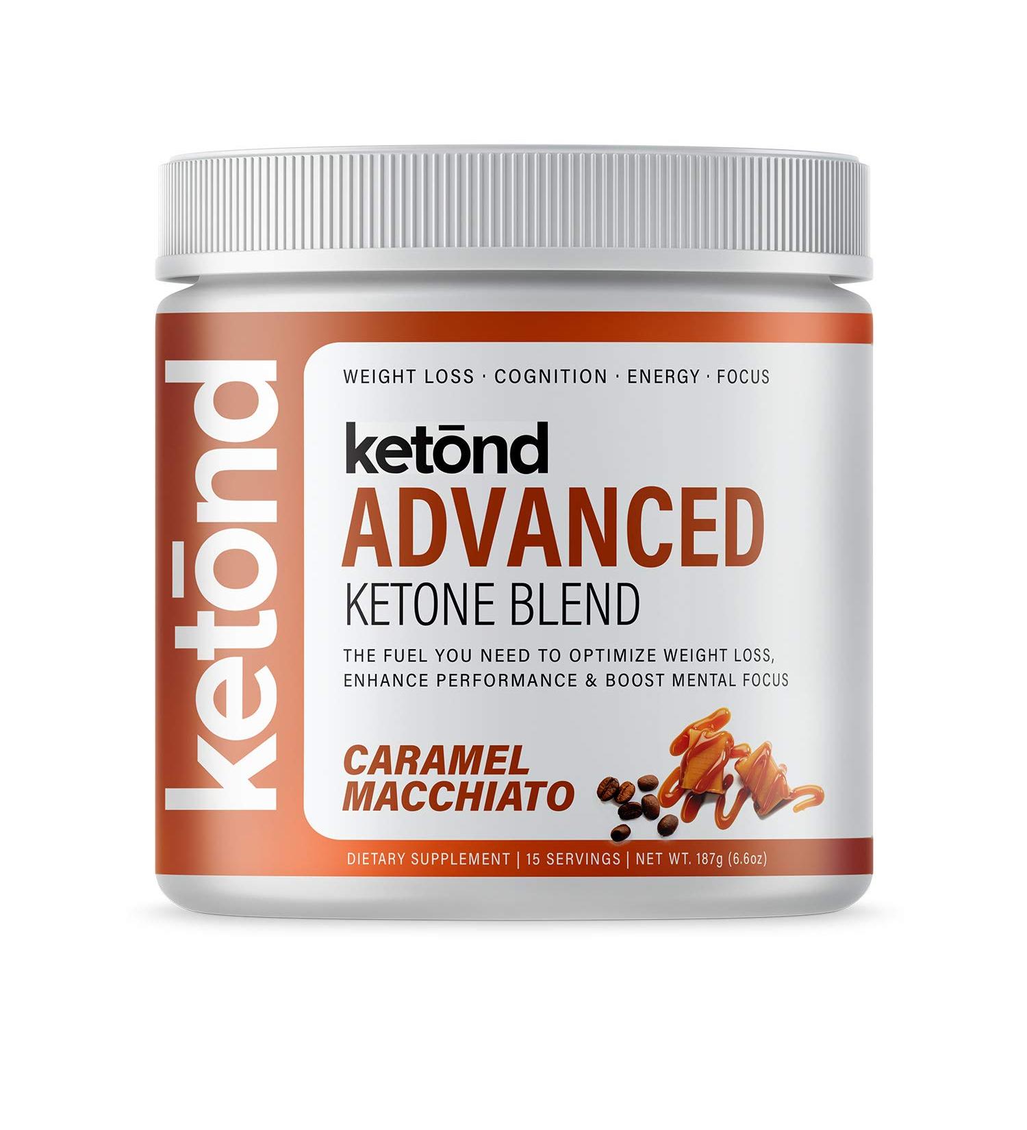 Ketond Caramel Macchiato Ketone Drink | BHB Blend for Rapid Weight Loss (15 Servings) - Buy Online on GoSupps.com
