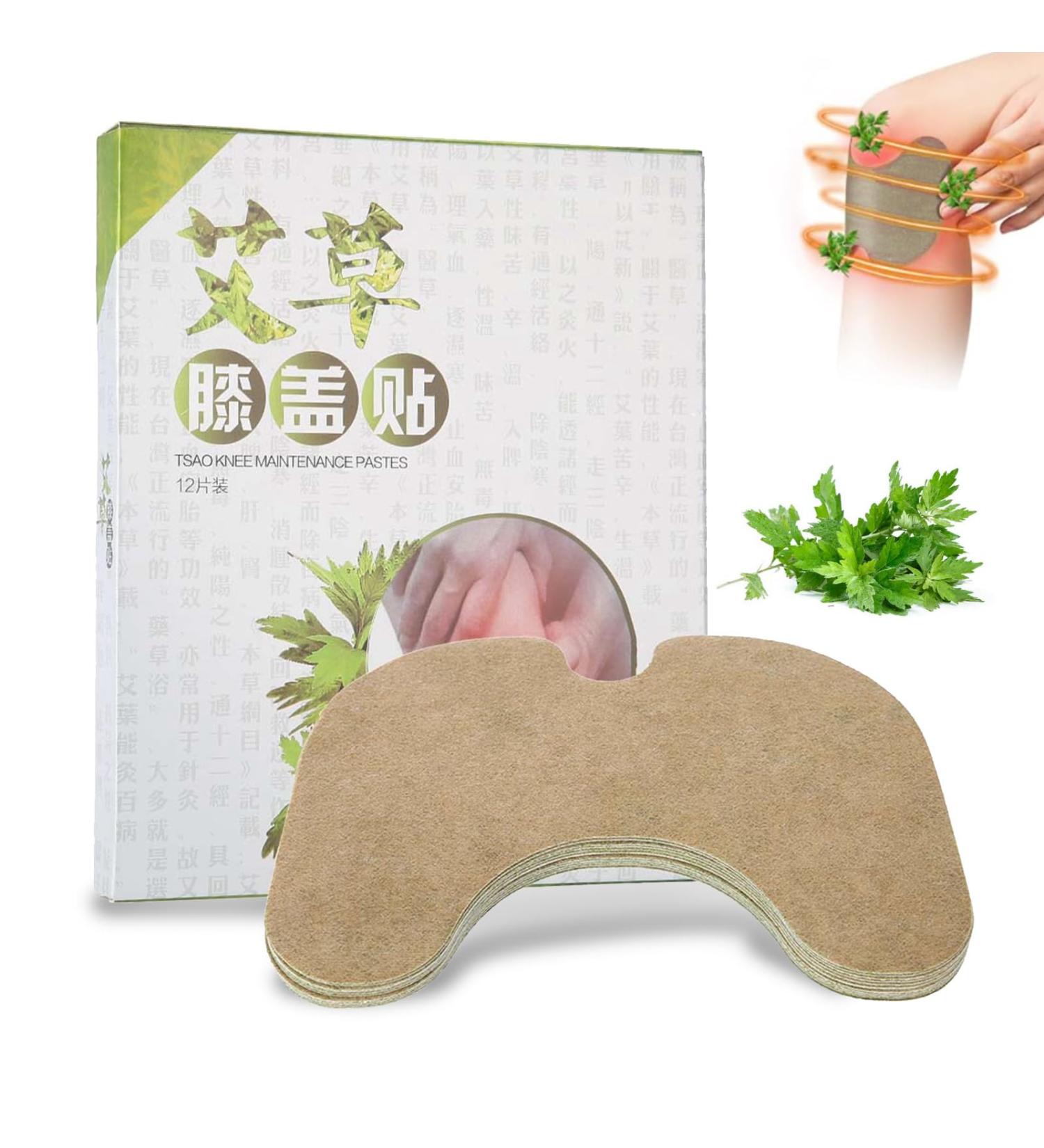 SONEW 12-Piece Pain Relief Patch - Moxibustion Knee Stickers for Neck Shoulder Waist & Leg Pain Relief - Portable & Effective Solution - Buy Online on GoSupps.com