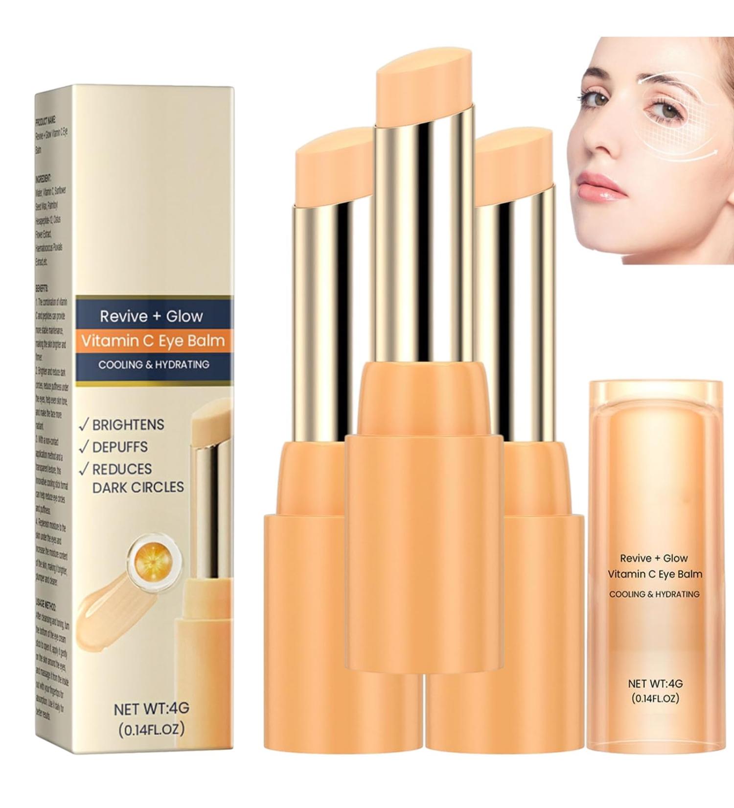 Vitamin C Eye Cream for Dark Circles and Puffiness Refreshing Moisturizing Eye Cream Brightens Skin Tone Reduces Puffiness - Buy Online on GoSupps.com