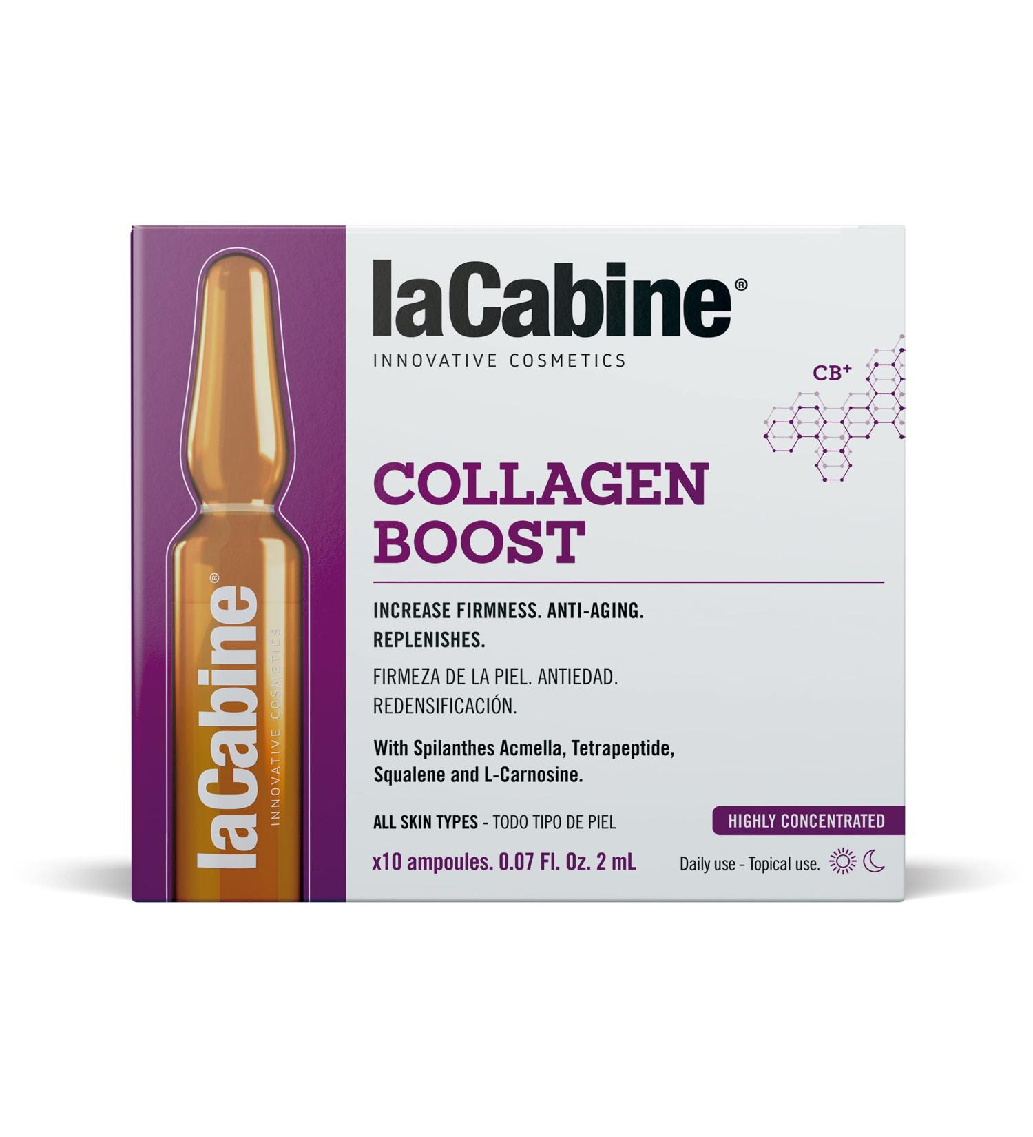 laCabine Collagen Boost Ampoule Serum - Fight Deep Wrinkles & Signs of Aging with Pure Collagen | International Shipping - Buy Online on GoSupps.com